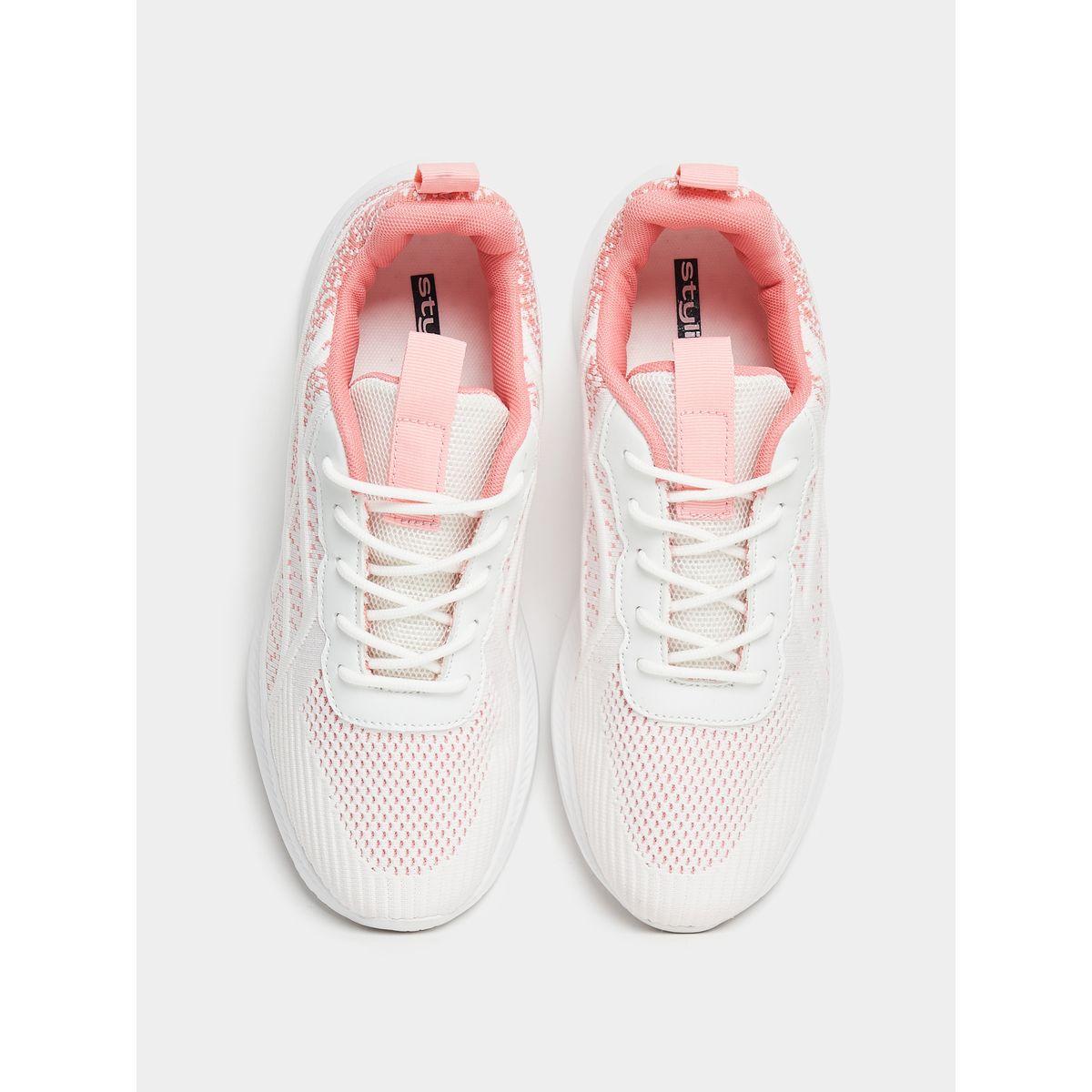 Styli Gradient Design Leisure Knit Lightweight Sneakers-women-shoes-sneakers-image-4