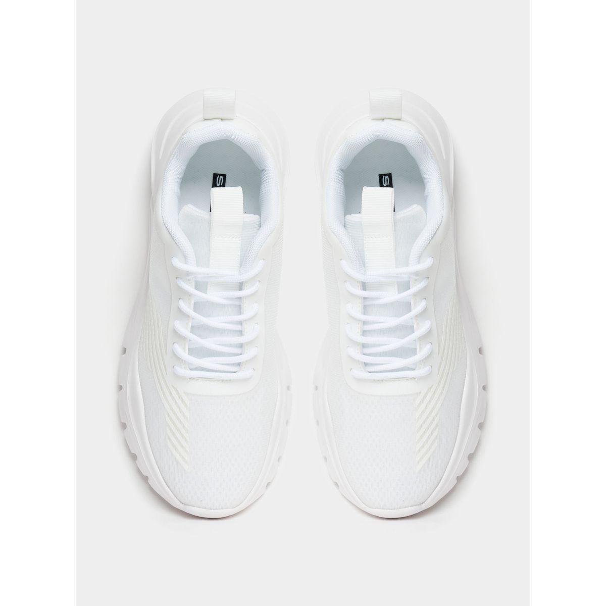 Styli Textured Knit Chunky Sole Sneakers-women-shoes-sneakers-image-4