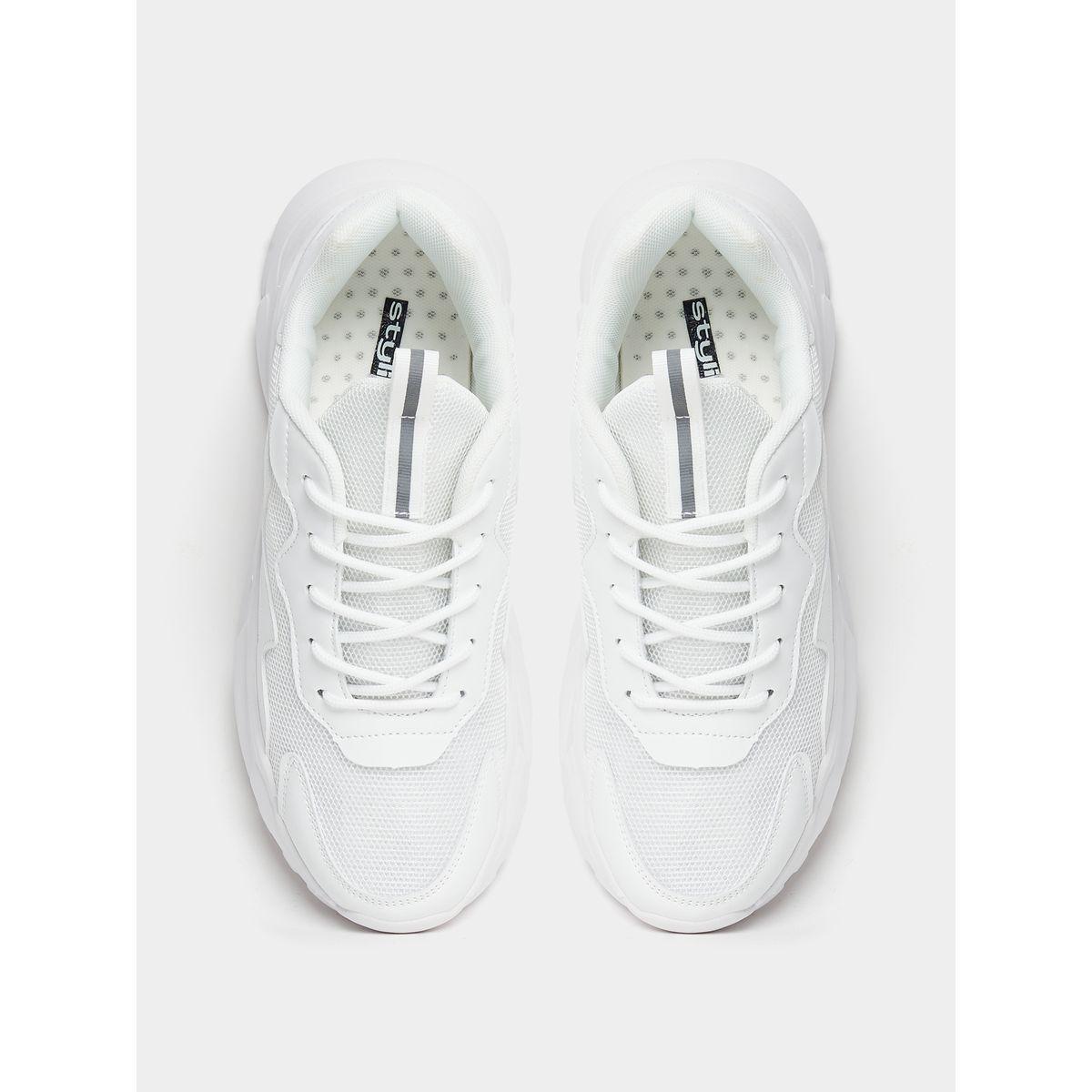 Styli Breathable Paneled Chunky Sole Sneaker-women-shoes-sneakers-image-4