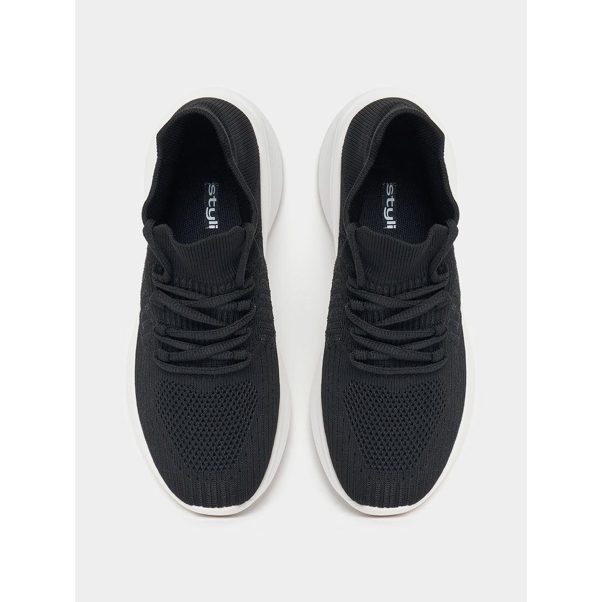 Styli Breathable Lace Up Sneakers-women-shoes-sneakers-image-4
