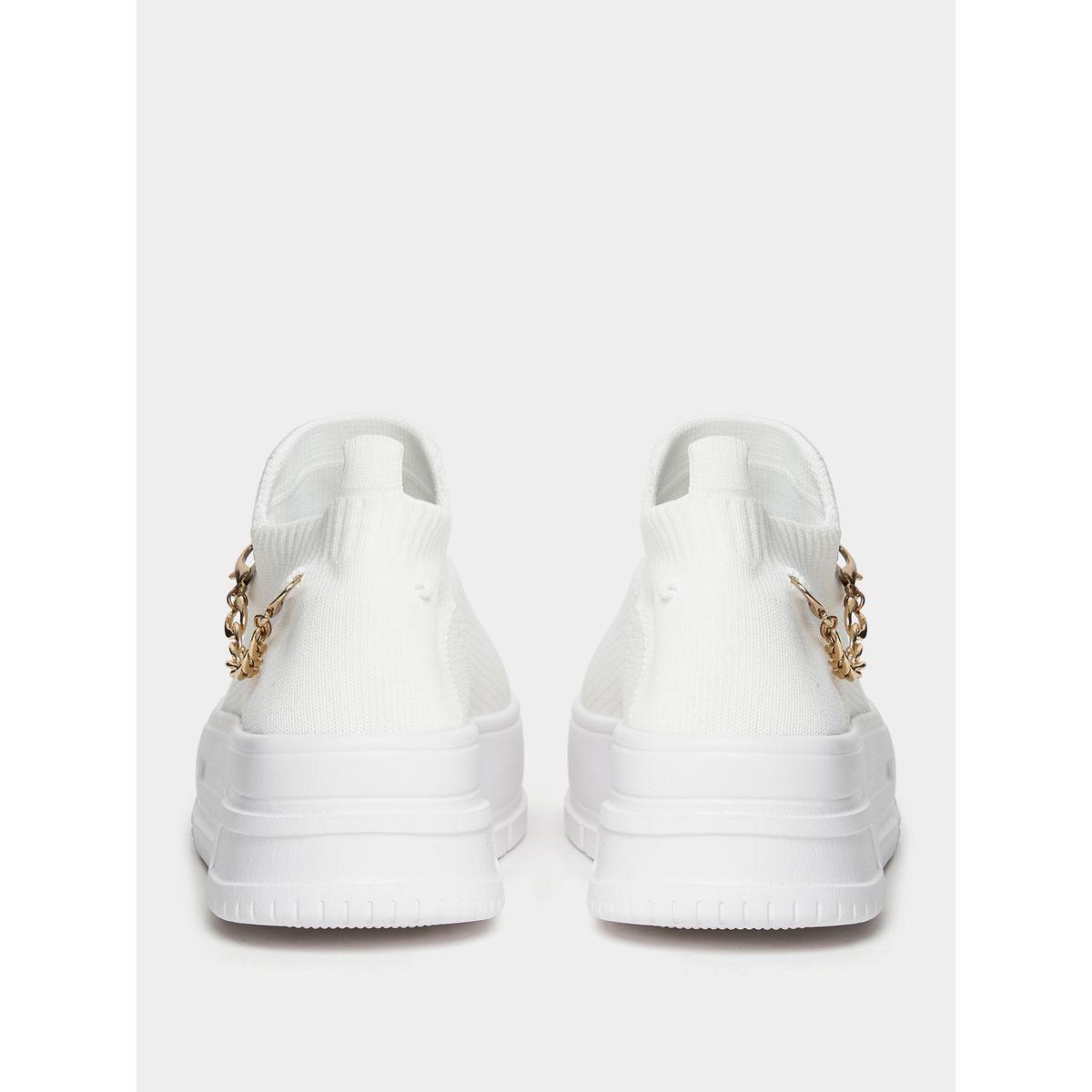 Styli Ankle Chain Knit Sock Slip On Sneaker-women-shoes-sneakers-image-3