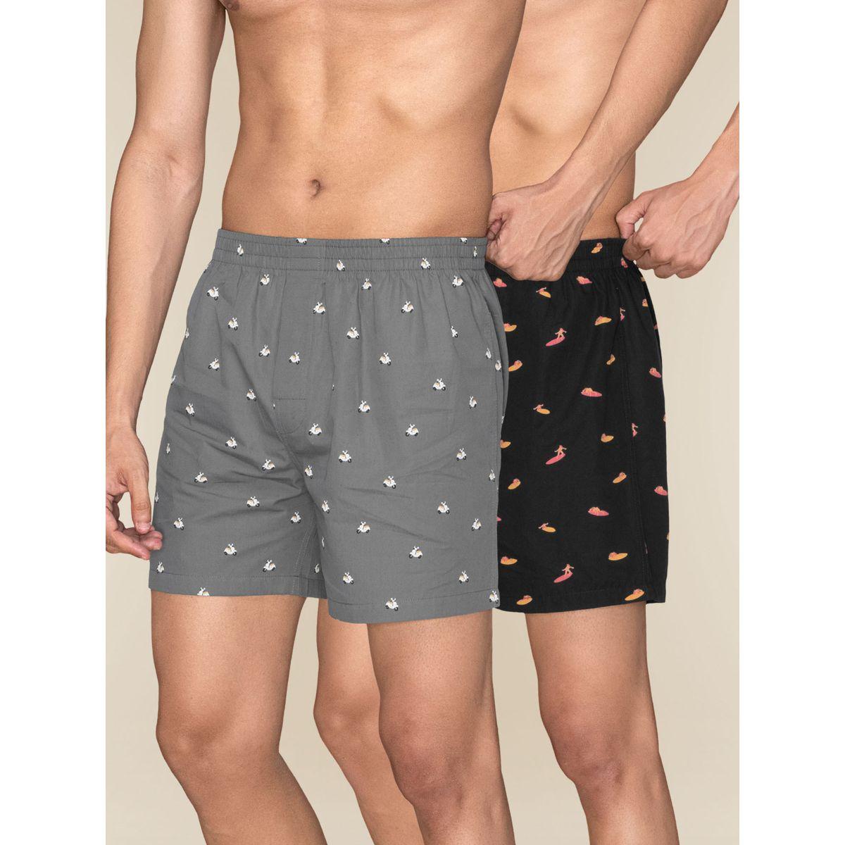 مجموعة من 2 بوكسر قطن إكس واي إكس إكس × ستايلي-men-clothing-innerwear-underwear-image-1