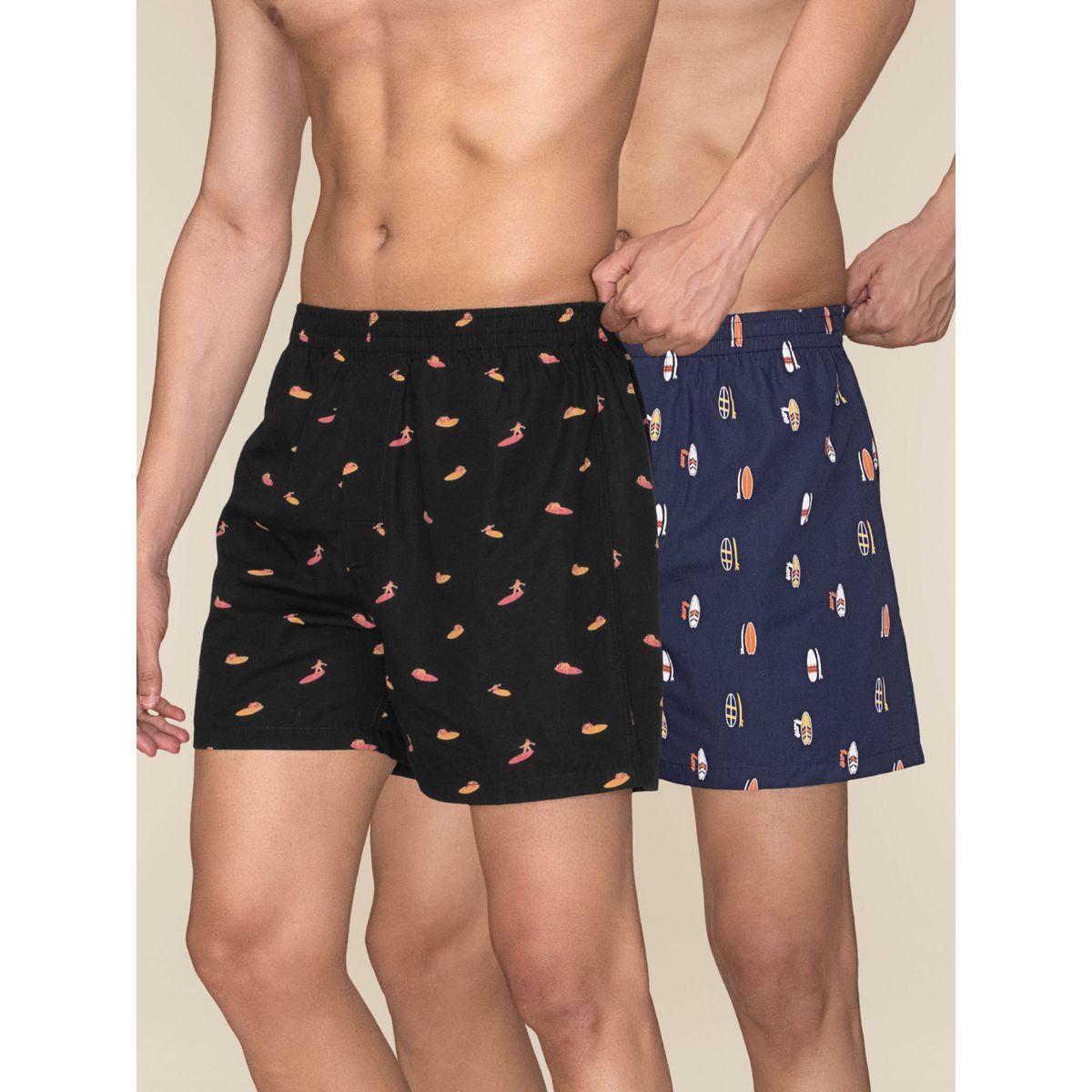 مجموعة من 2 بوكسر قطن إكس واي إكس إكس × ستايلي-men-clothing-innerwear-underwear-image-1