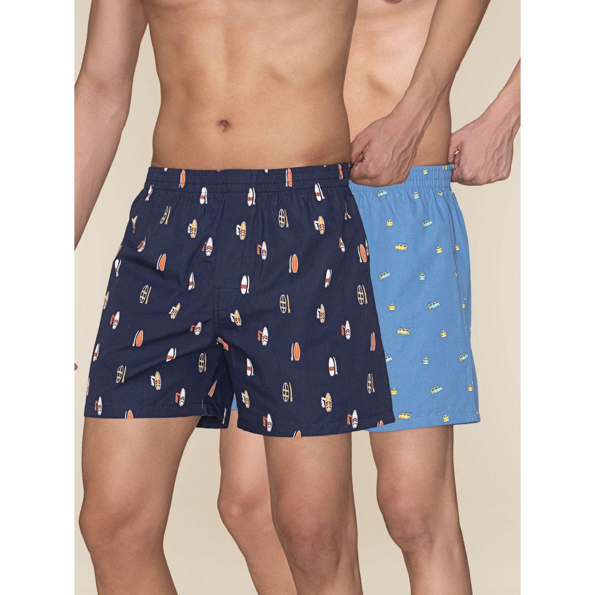 مجموعة من 2 بوكسر قطن إكس واي إكس إكس × ستايلي-men-clothing-innerwear-underwear-image-1