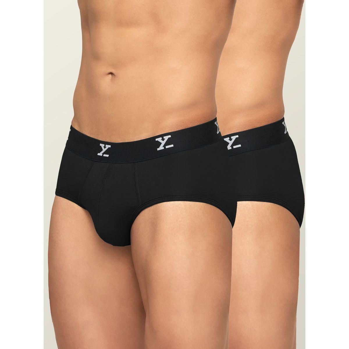 XYXX X Styli Pack of 2 - Logo Waistband Modal Briefs-men-clothing-innerwear-underwear-image-1