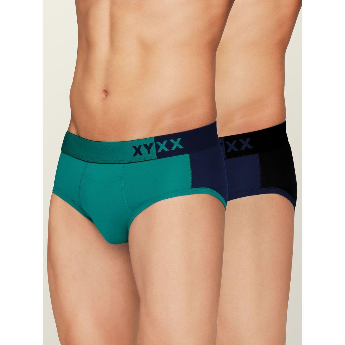 XYXX X Styli Pack of 2 - Colorblock Modal Briefs-men-clothing-innerwear-underwear-image-1