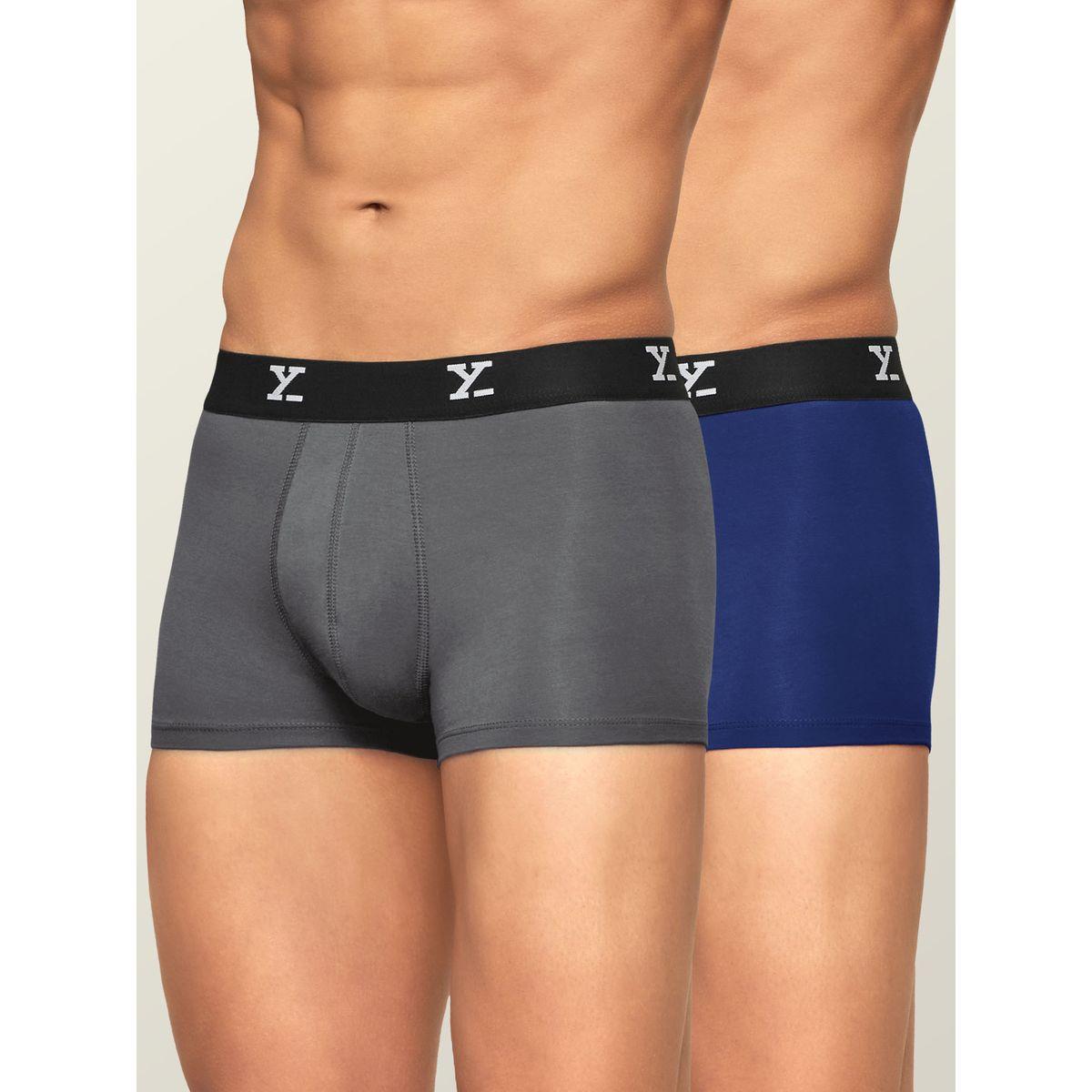 XYXX X Styli Pack of 2 - Logo Waistband Detail Trunks-men-clothing-innerwear-underwear-image-1