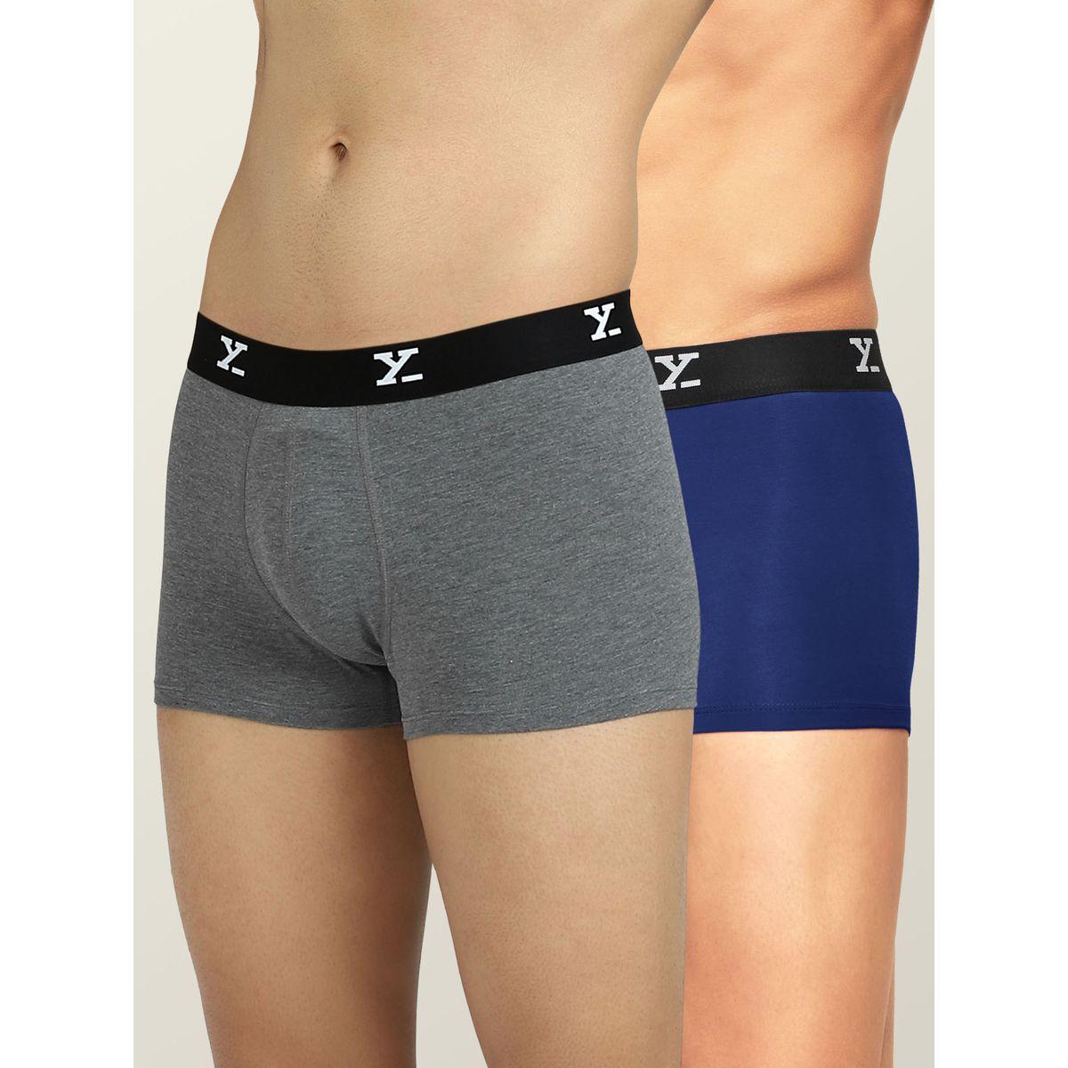 XYXX X Styli Pack of 2 - Logo Waistband Detail Trunks-men-clothing-innerwear-underwear-image-1