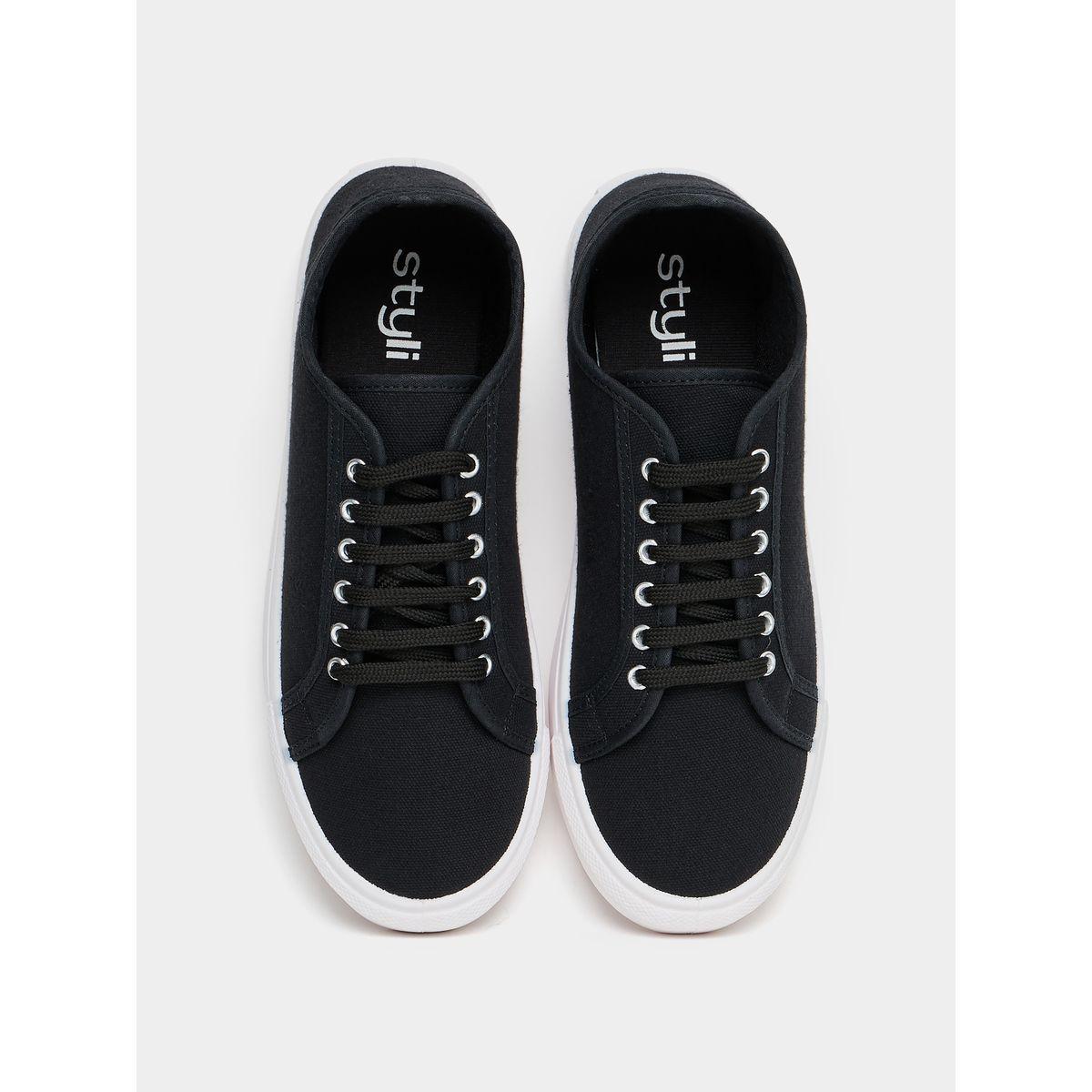 Styli Curtis Canvas Lace Up Shoes-men-shoes-sneakers-image-4