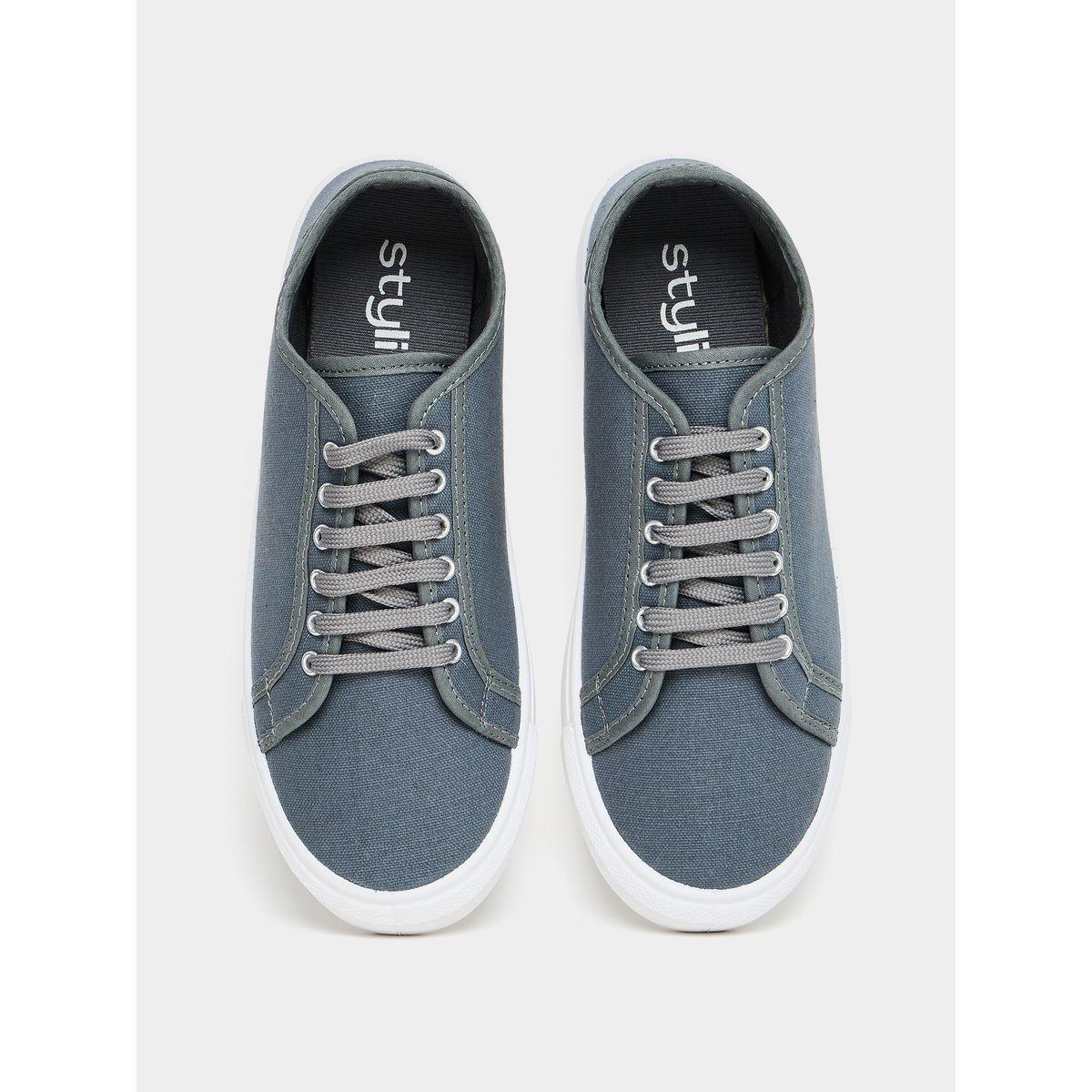Styli Curtis Canvas Lace Up Shoes-men-shoes-sneakers-image-5