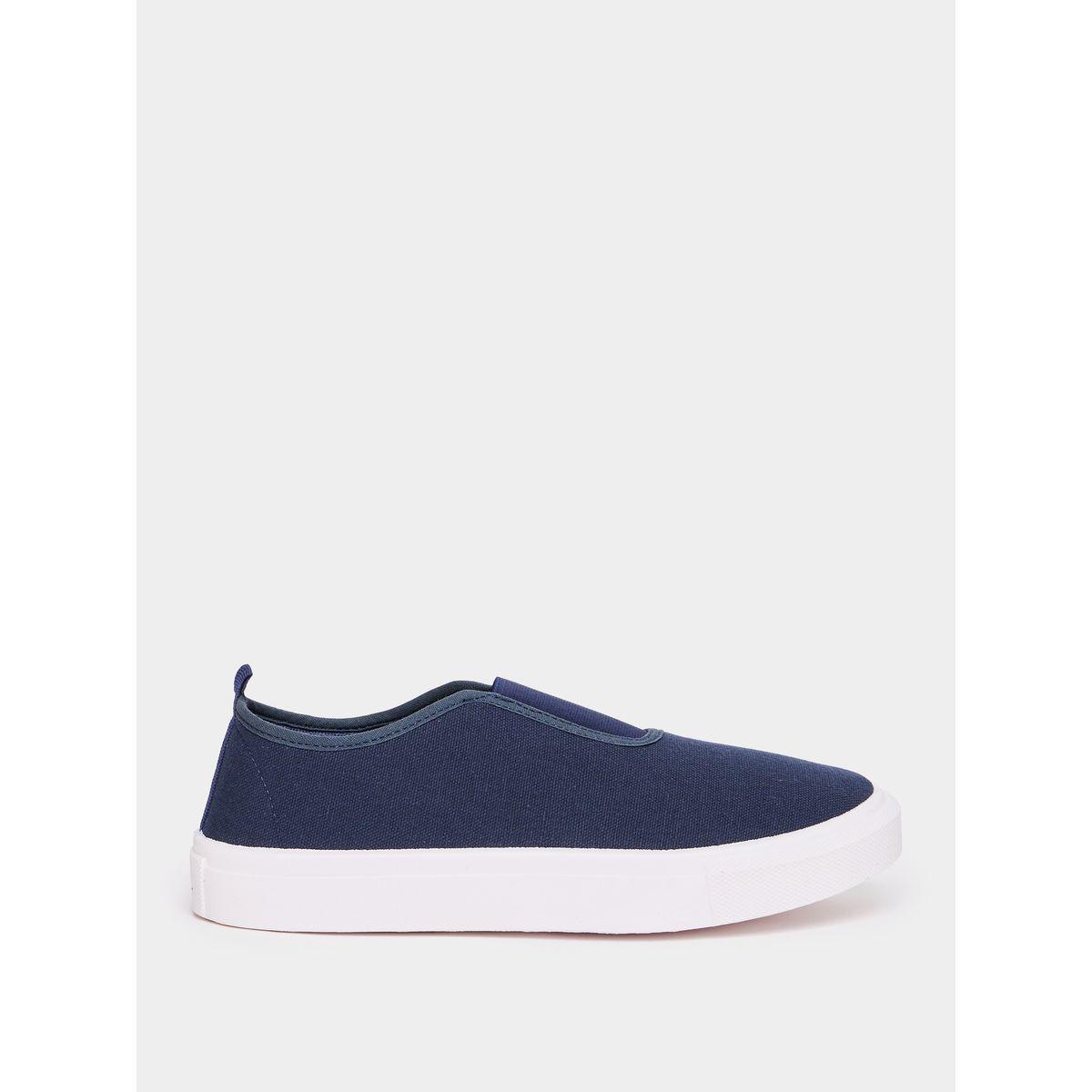 Styli Eric Boardwalk Canvas Slip On Shoes with Gusset Detail-men-shoes-sneakers-image-1