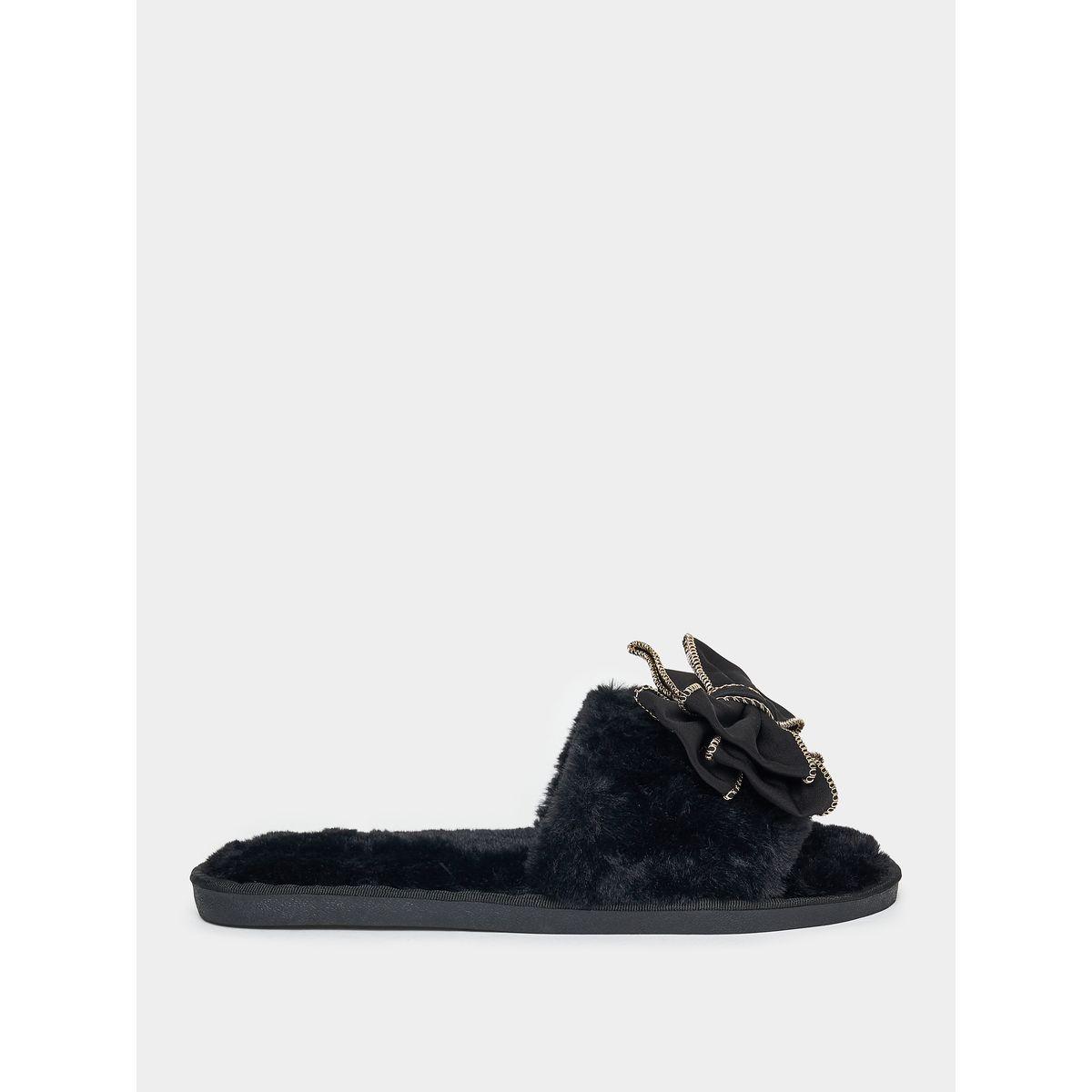 شبشب غرفة نوم بفرو صناعي-women-shoes-bedroomslippers-image-2