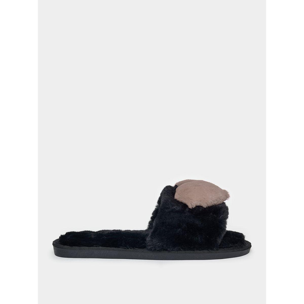 شبشب غرفة نوم بفرو صناعي-women-shoes-bedroomslippers-image-2