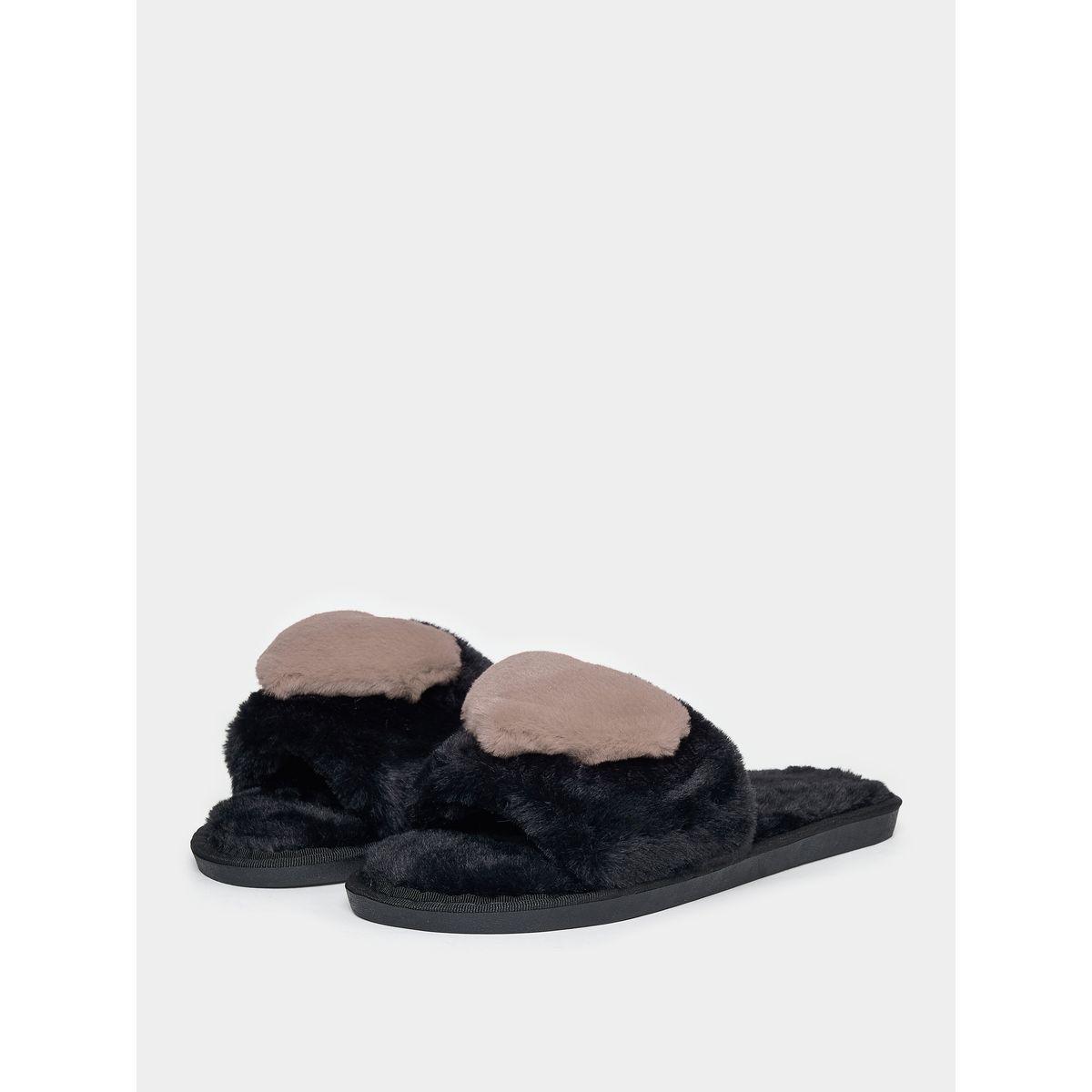 شبشب غرفة نوم بفرو صناعي-women-shoes-bedroomslippers-image-3