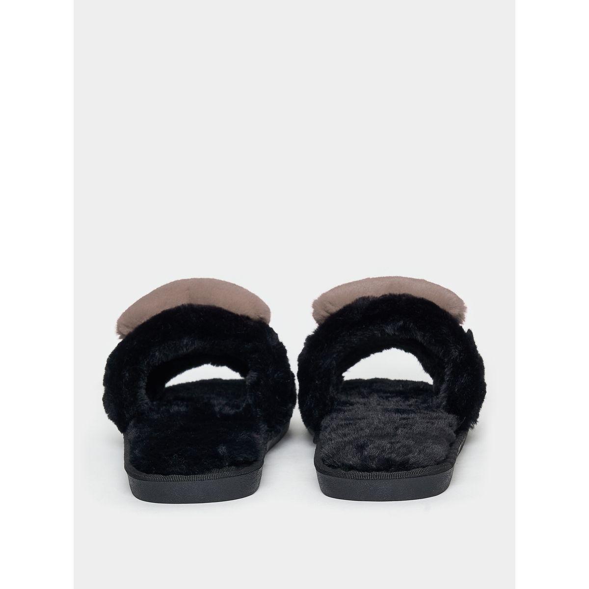 شبشب غرفة نوم بفرو صناعي-women-shoes-bedroomslippers-image-4