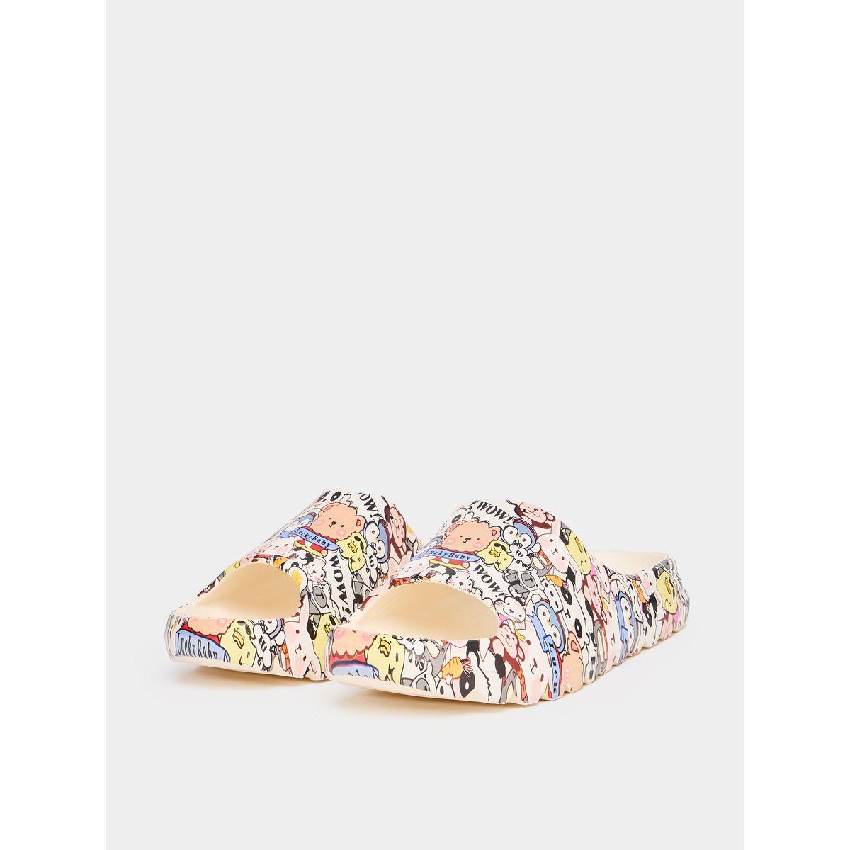 شبشب مطبع بشخصيات كارتون-women-shoes-flipflopsandslides-image-5