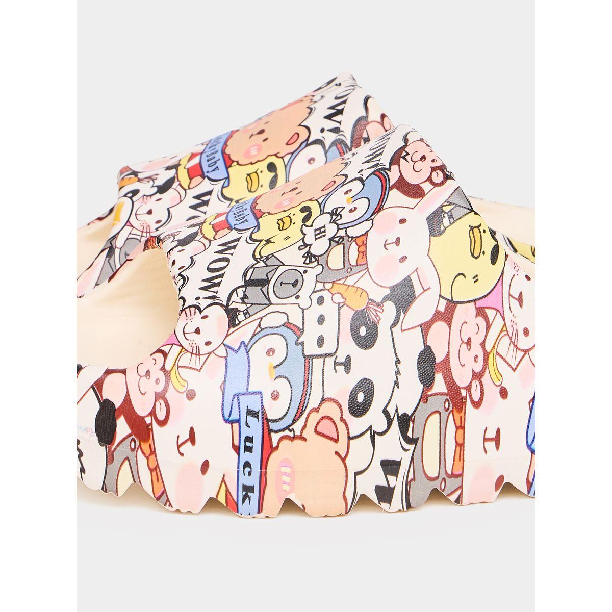 Styli Bear Print Slides-women-shoes-flipflopsandslides-image-5