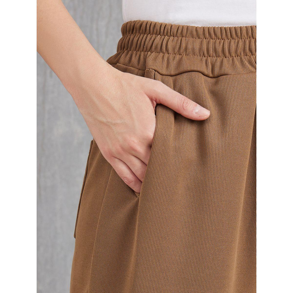 Styli Solid Relaxed Fit Drawstring Detail Pants-women-clothing-bottoms-trousers-image-3
