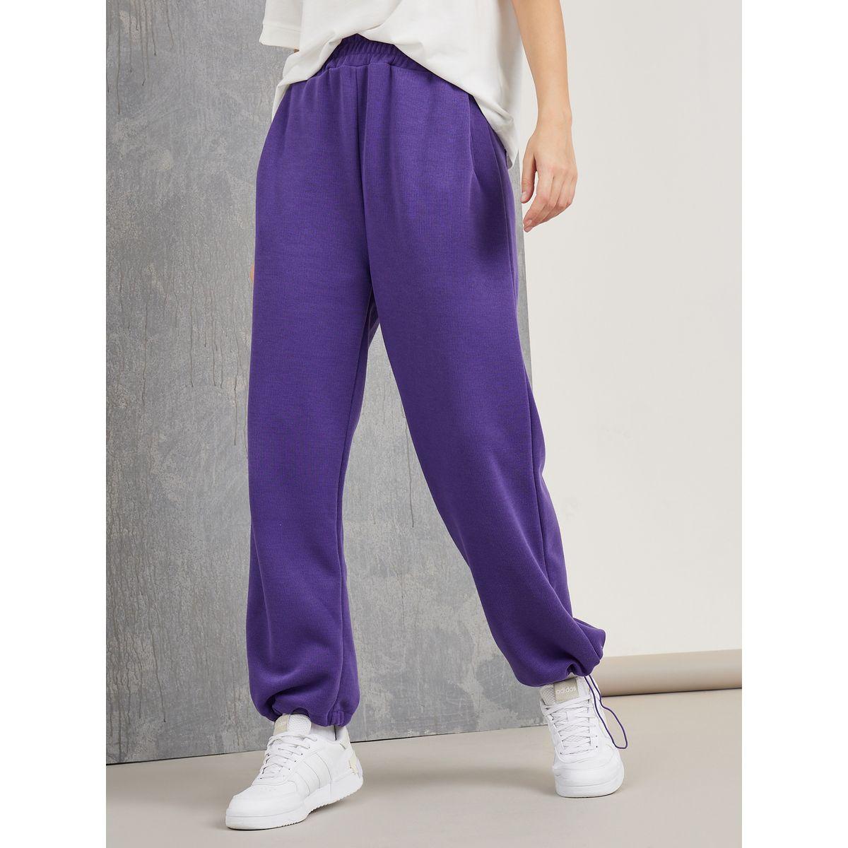 بنطال سادة بقصة مريحة-women-clothing-bottoms-trousers-image-5