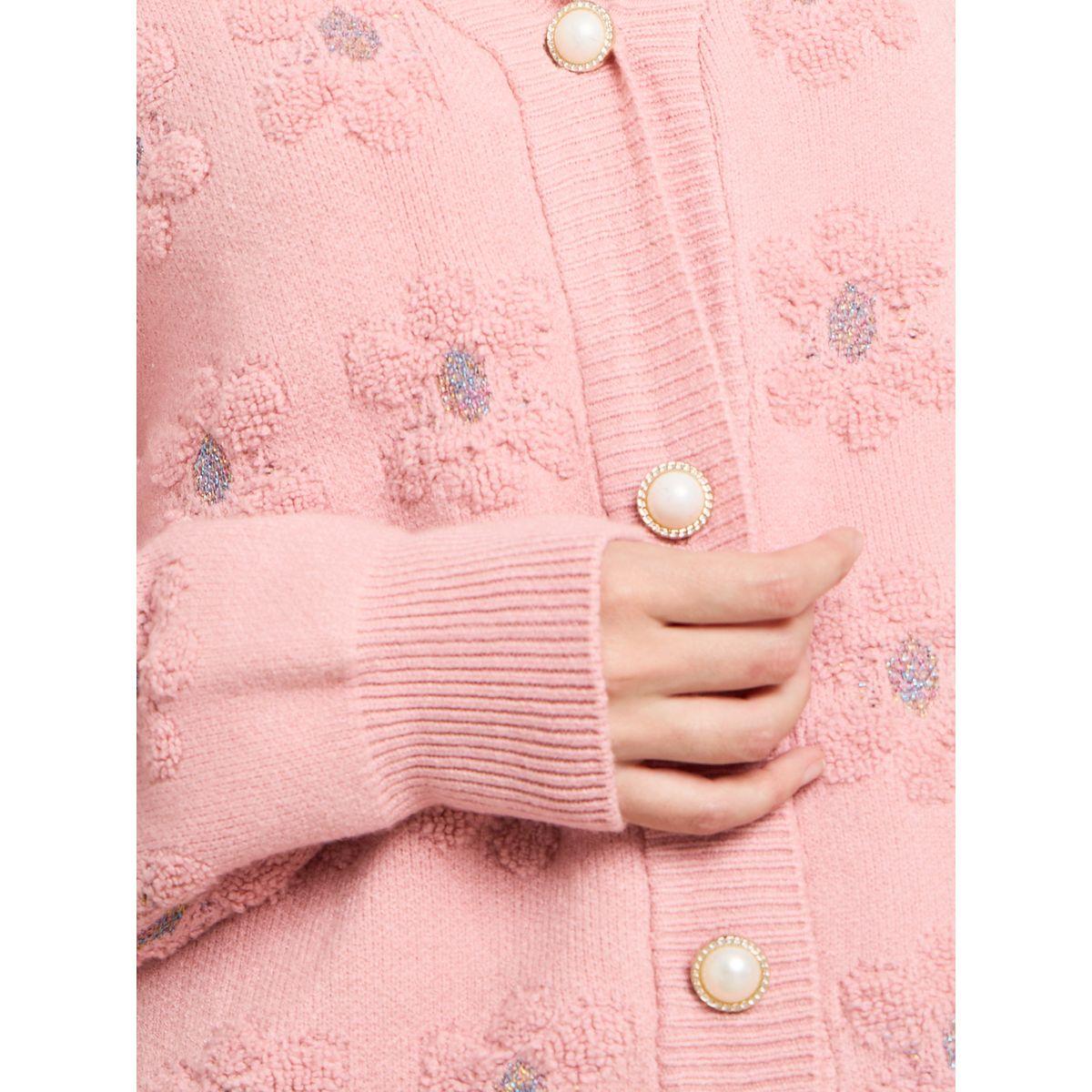 Styli Floral Pattern Button Up Cardigan-women-winterwear-cardigansandjumpers-cardigans-image-4