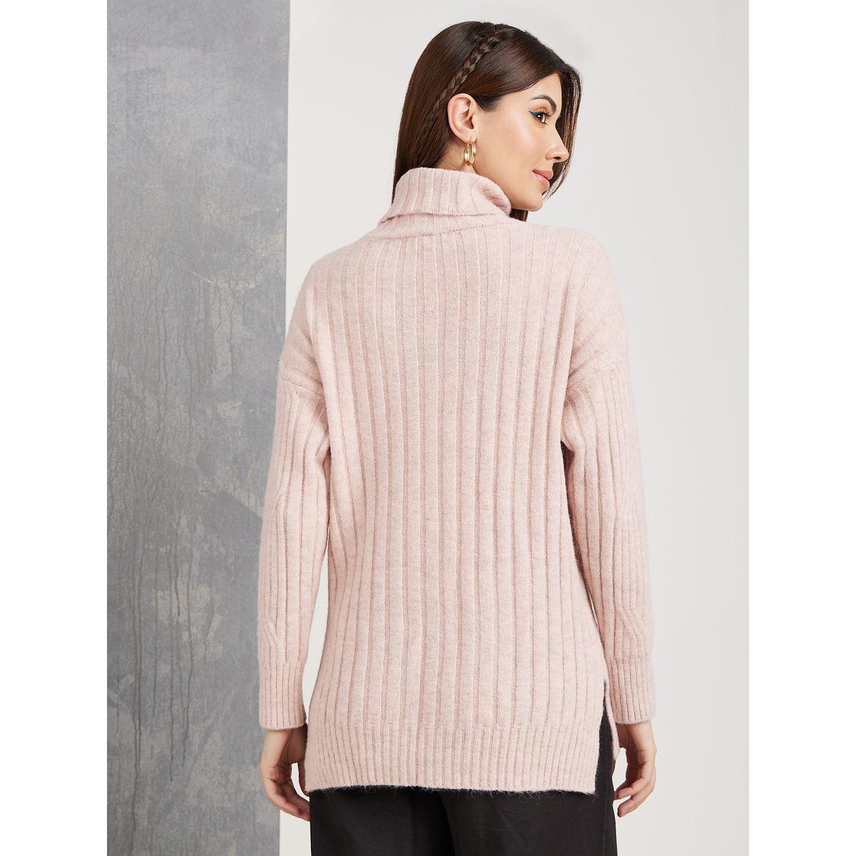 Styli Cable Knit Turtle Neck Longline Sweater-women-clothing-cardigansandjumpers-jumpers-image-4