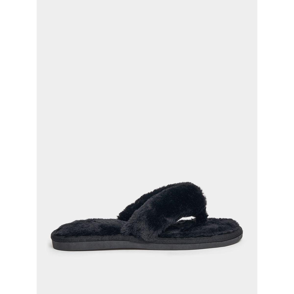 Styli Faux Fur Fluff Bedroom Slippers-women-shoes-bedroomslippers-image-1