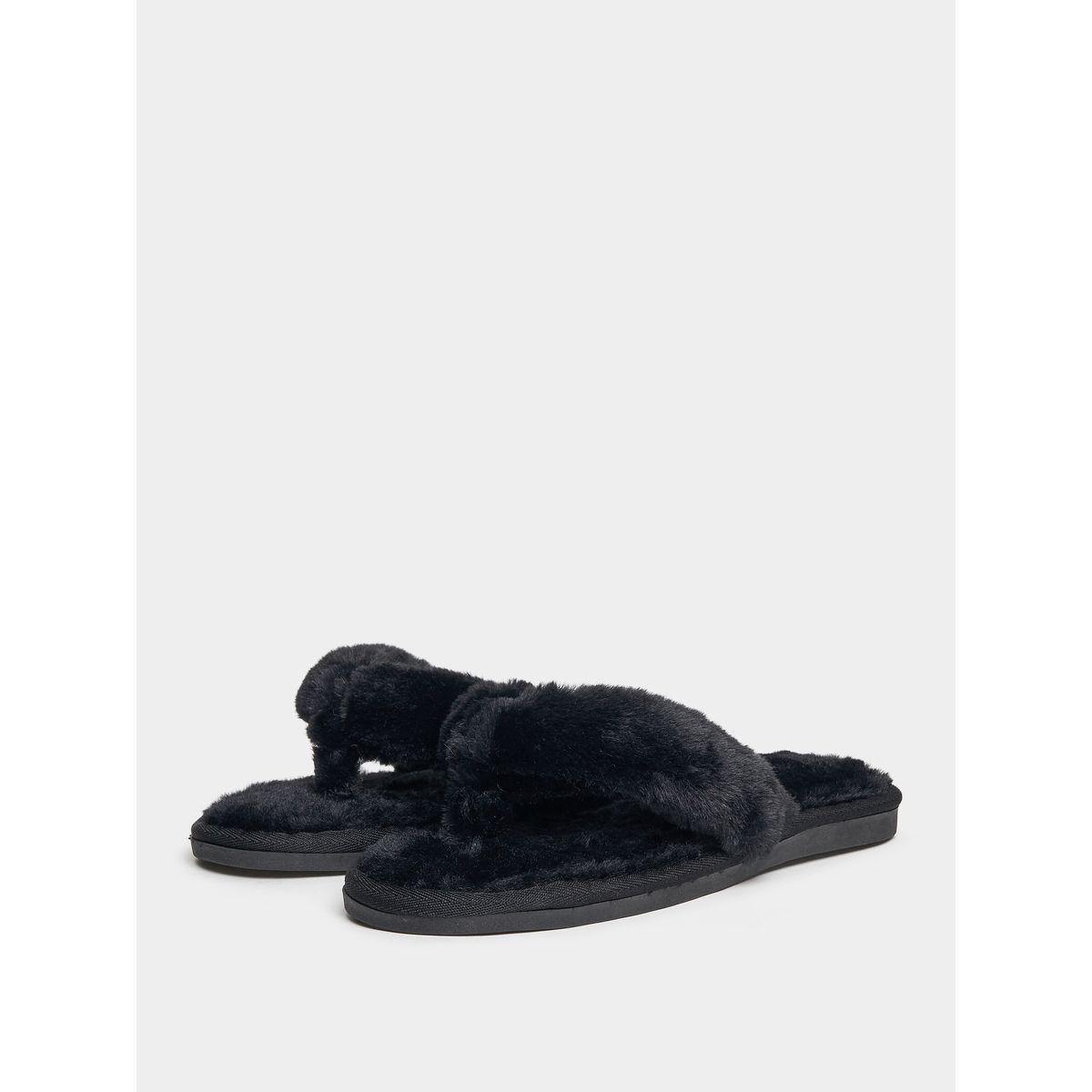 Styli Faux Fur Fluff Bedroom Slippers-women-shoes-bedroomslippers-image-2