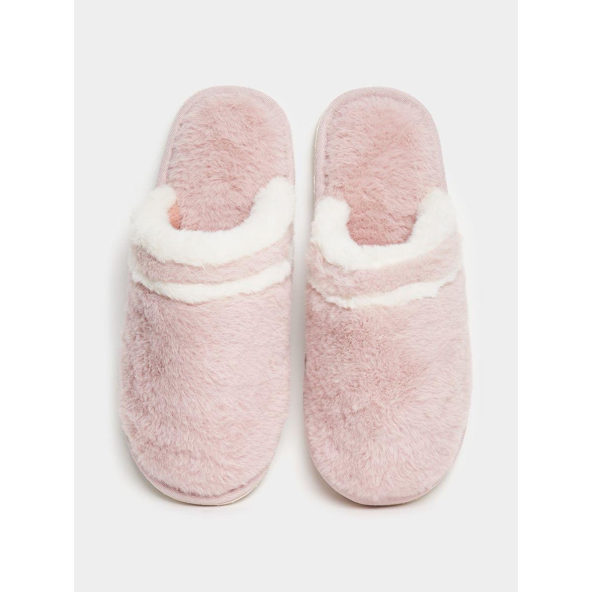 شبشب مزين بفرو صناعي-women-shoes-bedroomslippers-image-4