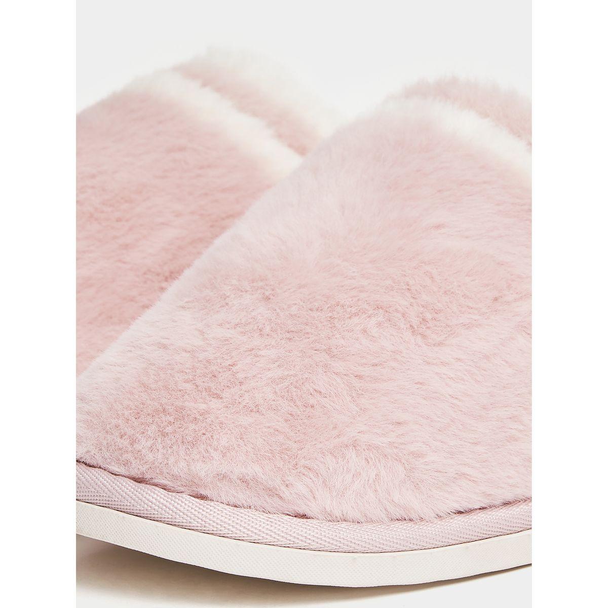 شبشب مزين بفرو صناعي-women-shoes-bedroomslippers-image-5