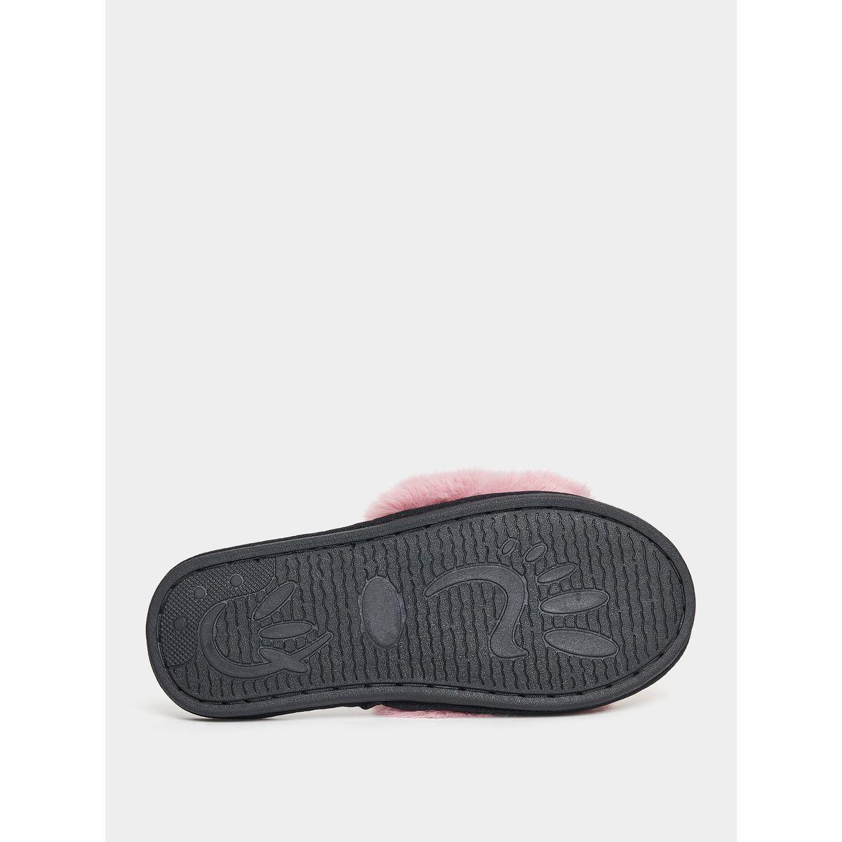 شبشب مزين بفرو صناعي-women-shoes-bedroomslippers-image-6