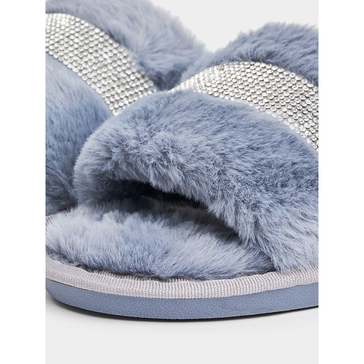 شبشب غرفة نوم بفرو صناعي-women-shoes-bedroomslippers-image-2