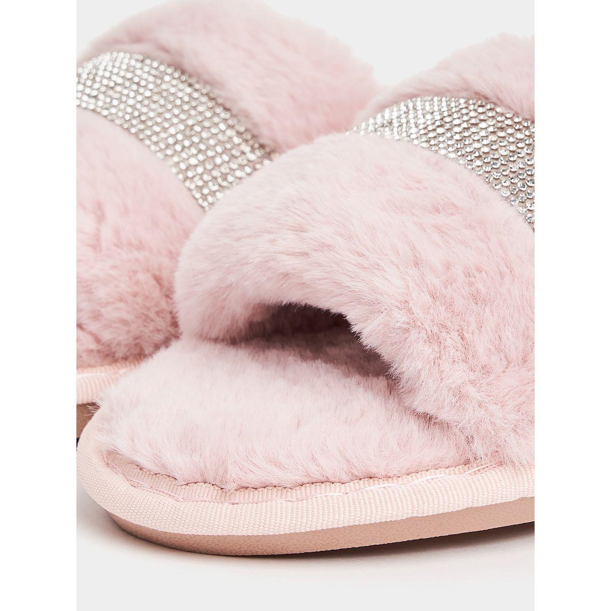 شبشب غرفة نوم بفرو صناعي-women-shoes-bedroomslippers-image-5