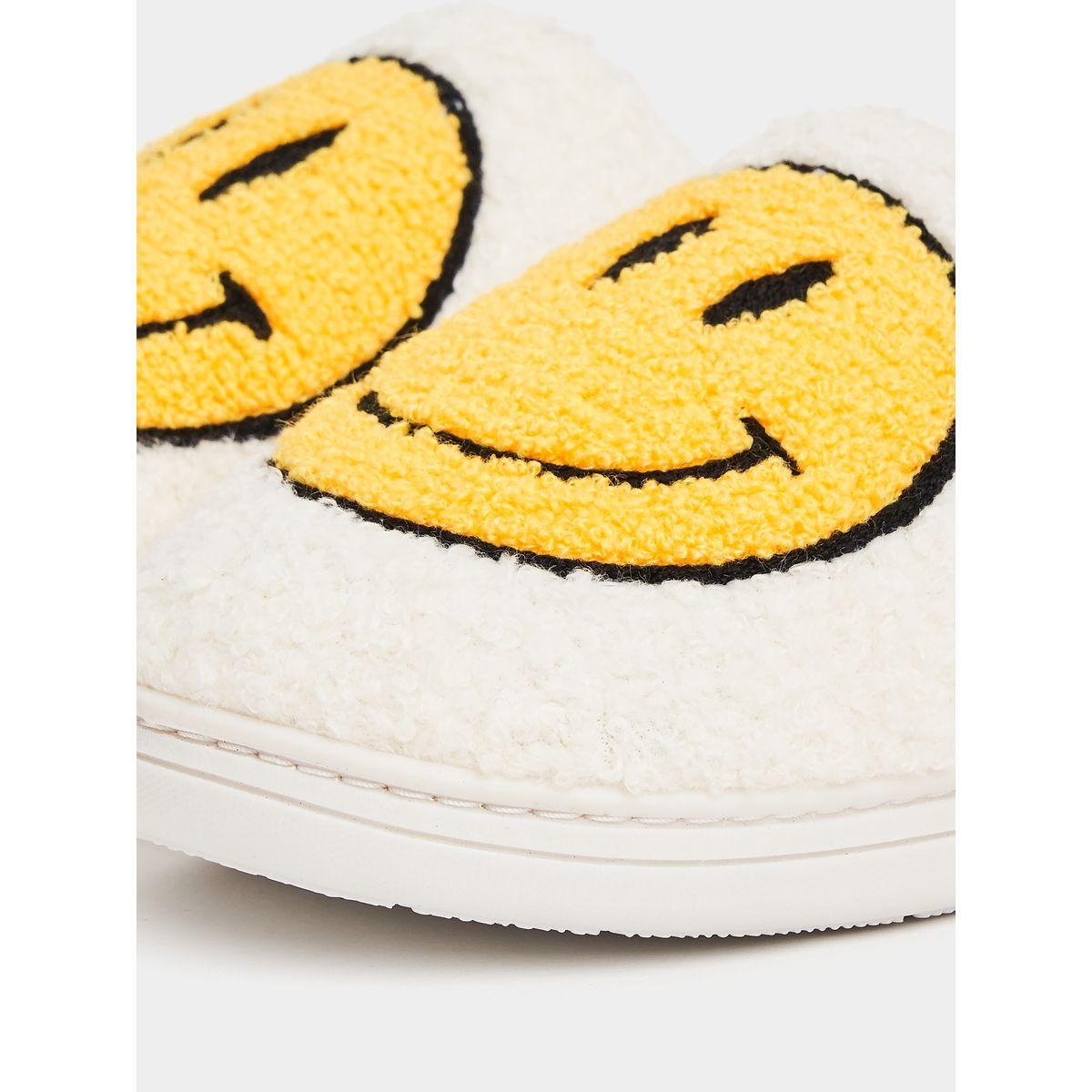 Styli Emoji Embroidered Bedroom Slippers-women-shoes-bedroomslippers-image-5