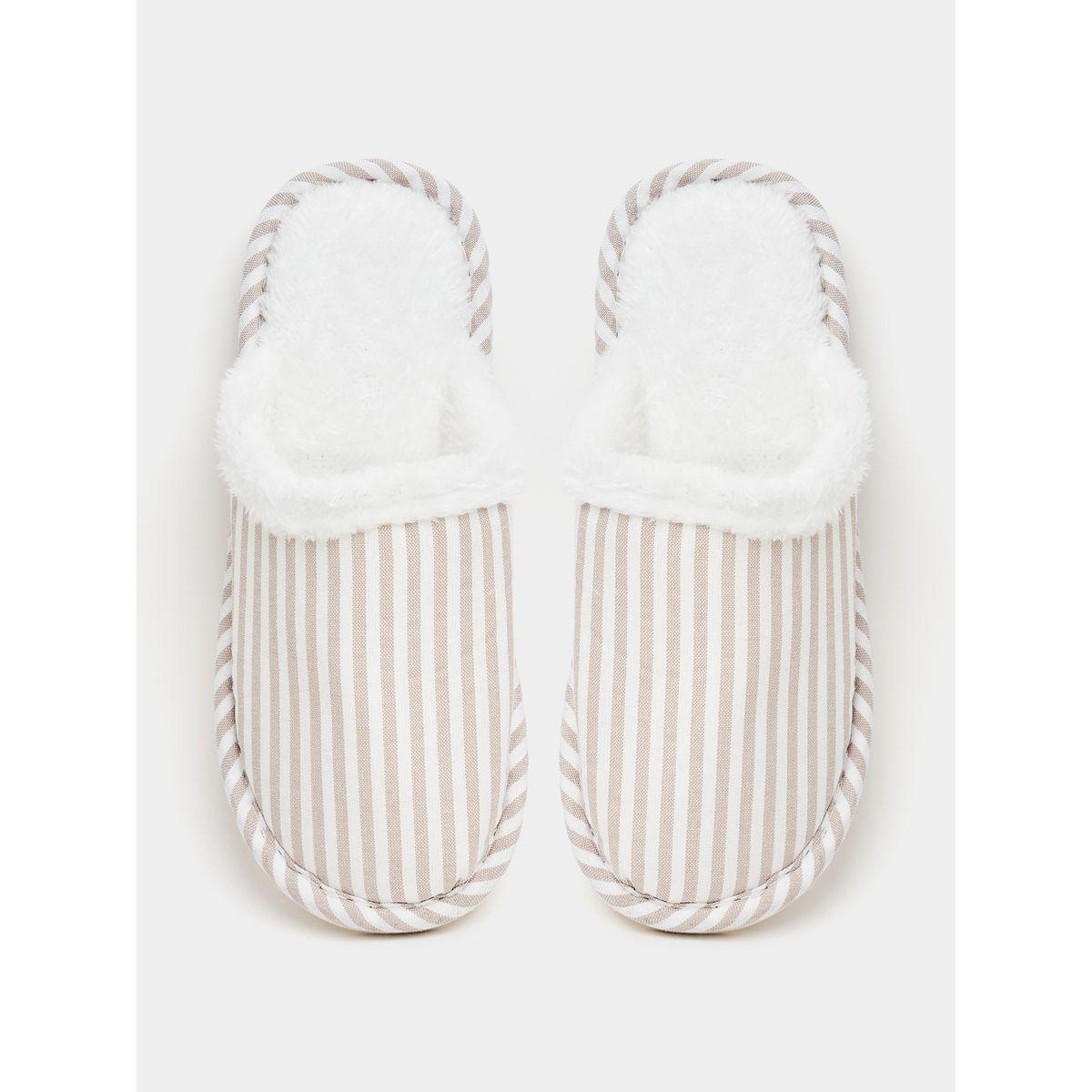 Styli Striped Bedroom Slippers-women-shoes-bedroomslippers-image-4