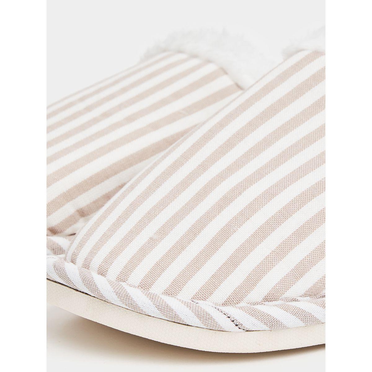 Styli Striped Bedroom Slippers-women-shoes-bedroomslippers-image-5