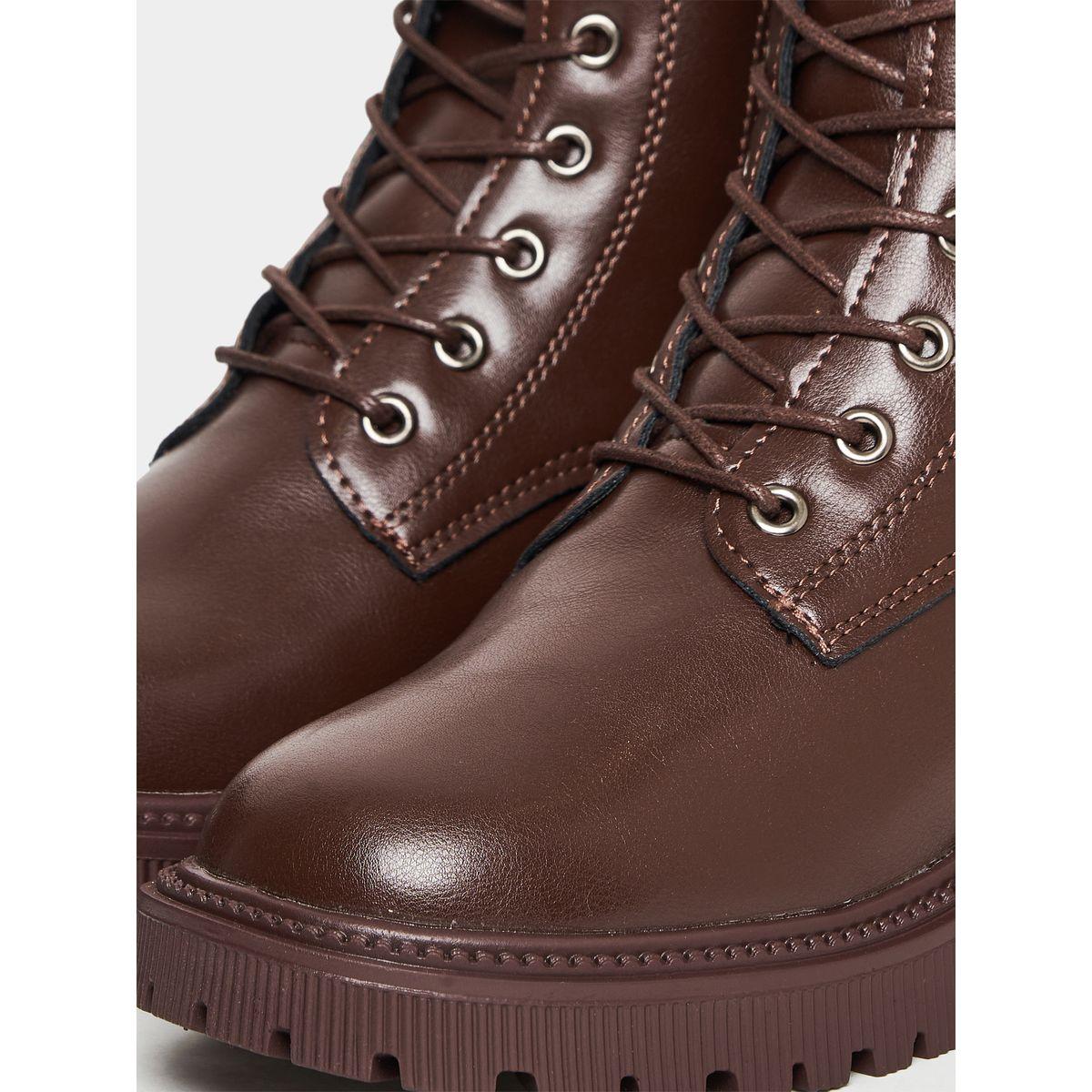 Styli Ankle Length Lace Up Combat Boots-women-shoes-boots-image-5