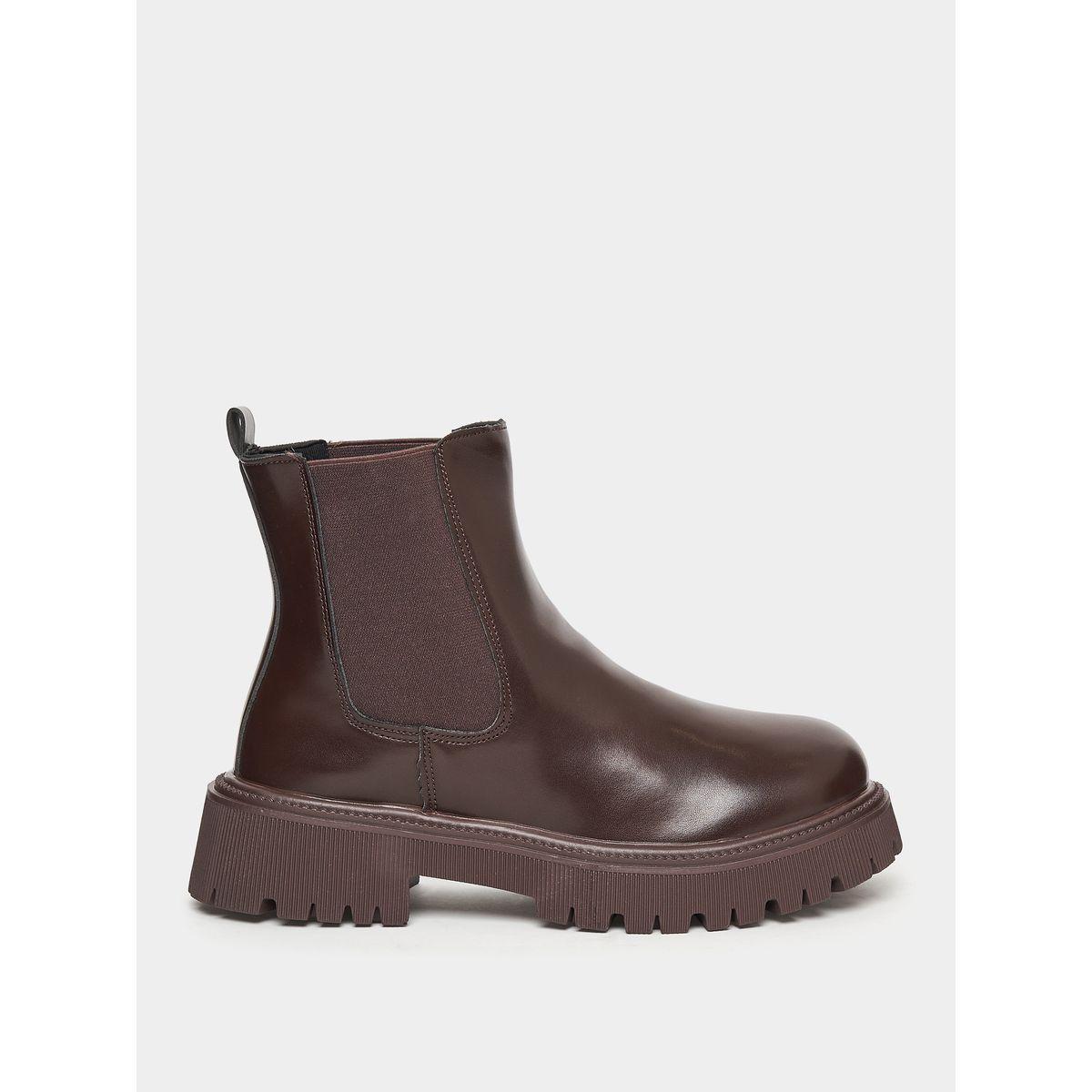 Styli Chunky Sole Slip On Chelsea Boots-women-shoes-boots-image-1
