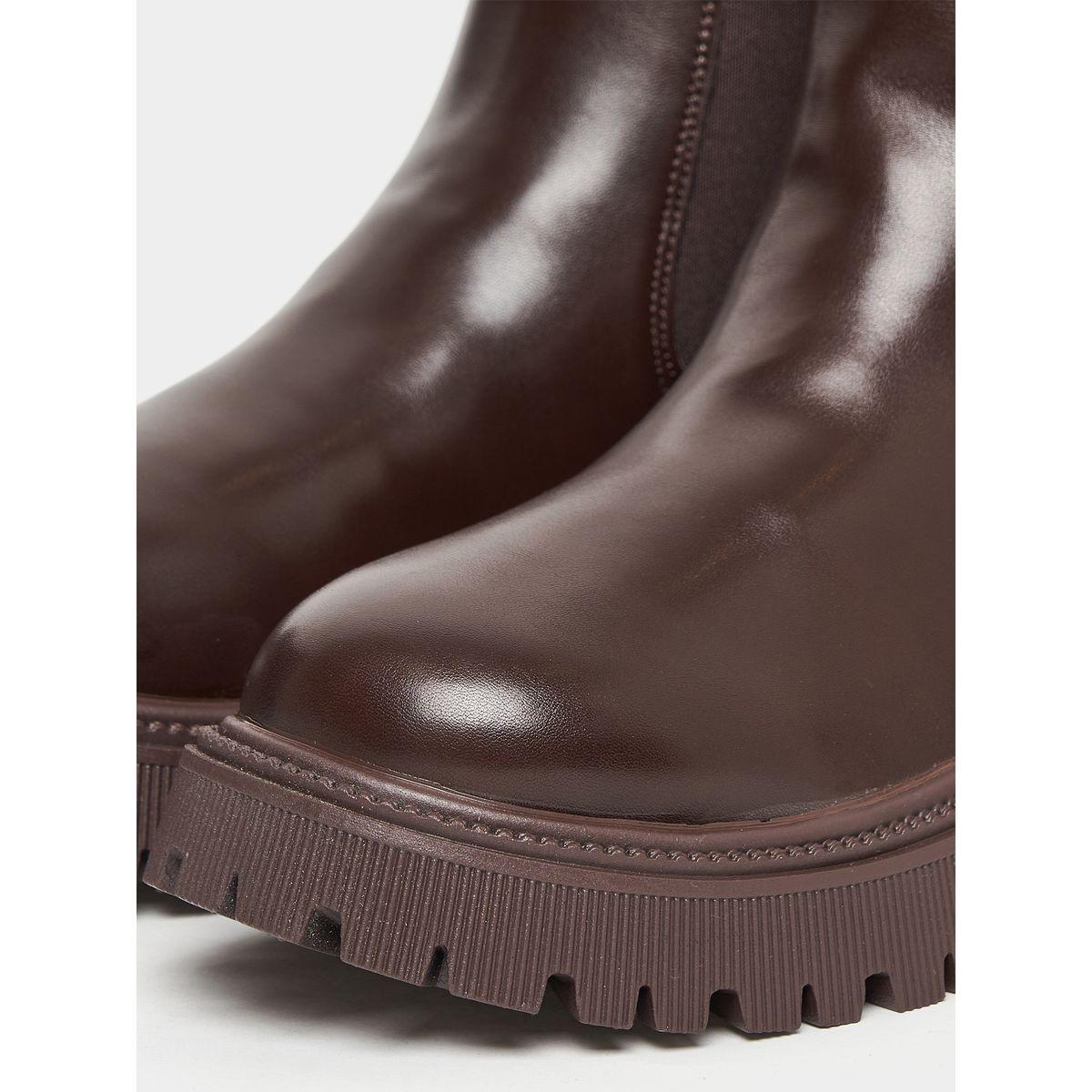 Styli Chunky Sole Slip On Chelsea Boots-women-shoes-boots-image-5