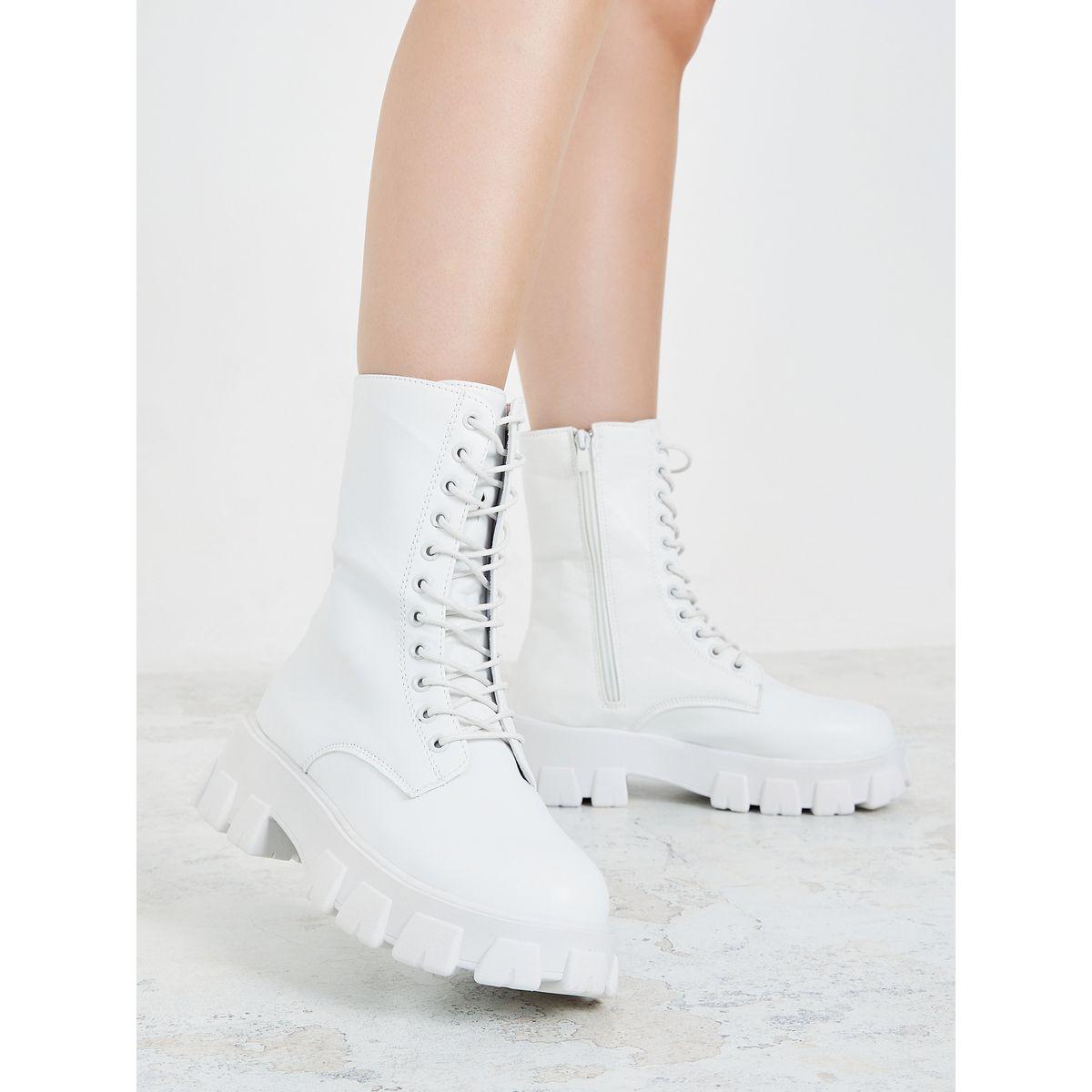 Styli Chunky Platform Combat Boots-women-shoes-boots-image-1