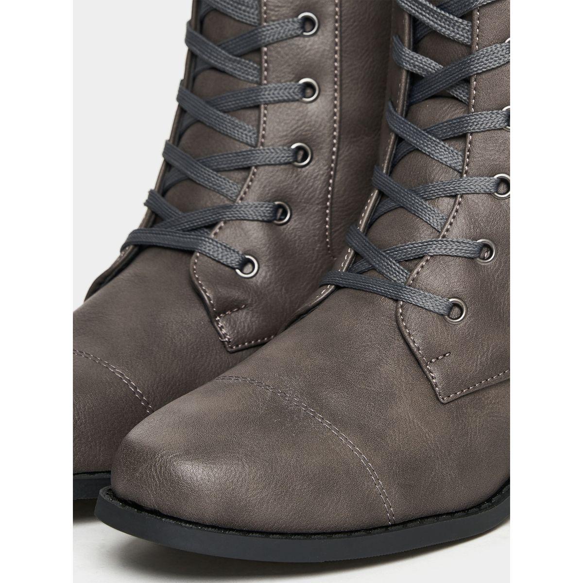 Styli Spliced Paneled Zip Up Western Boots-women-shoes-boots-image-5