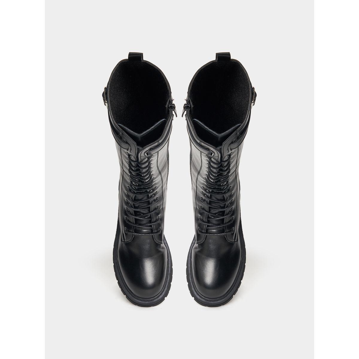 بوت برباط غلق وإبزيم غلق-women-shoes-boots-image-5