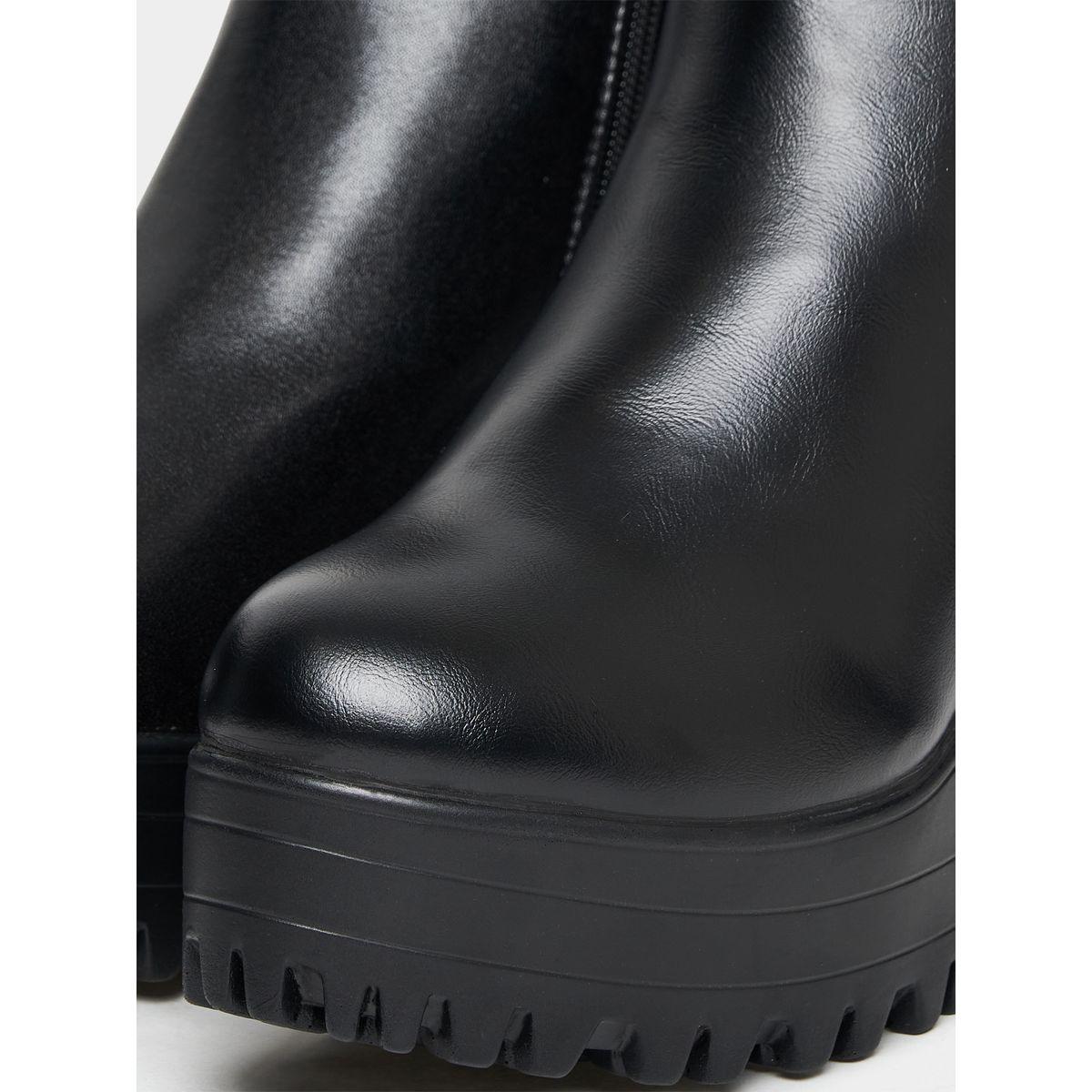 Styli Platform Ankle Length Chelsea Boots-women-shoes-boots-image-5