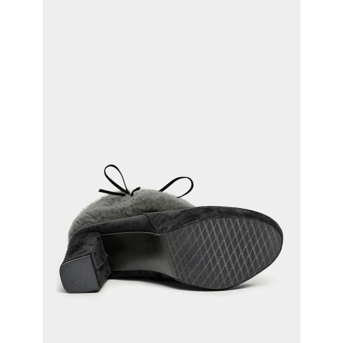 Styli Platform Fluff Cuff Ankle Boot-women-shoes-boots-image-7