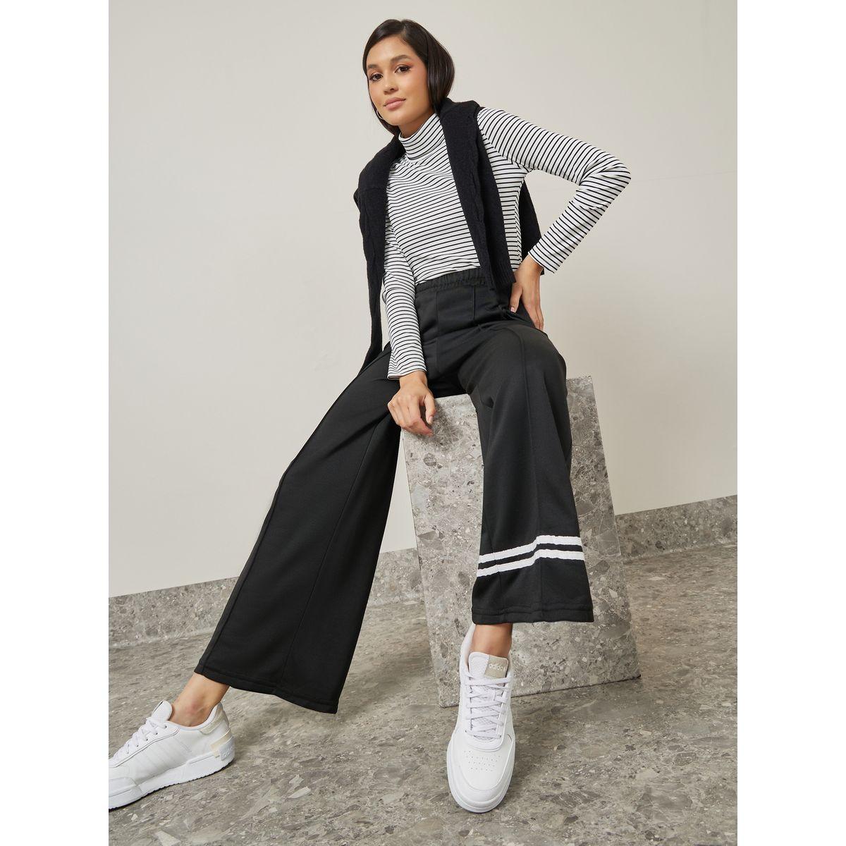 بنطال جوغر بقصة مستقيمة-women-clothing-bottoms-joggers-image-1