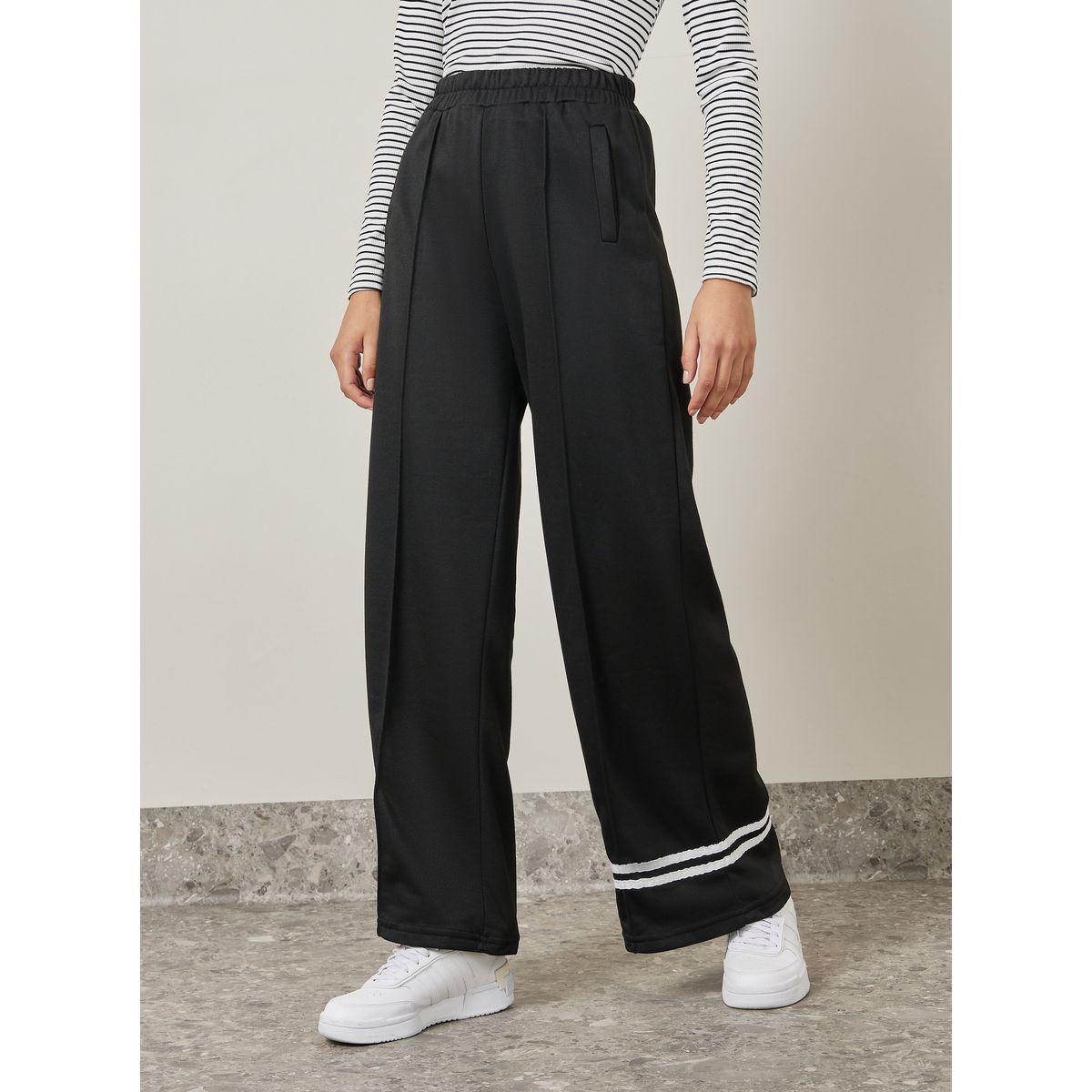 Styli Stripe Hem Detail Straight Leg Jogger-women-clothing-bottoms-joggers-image-3