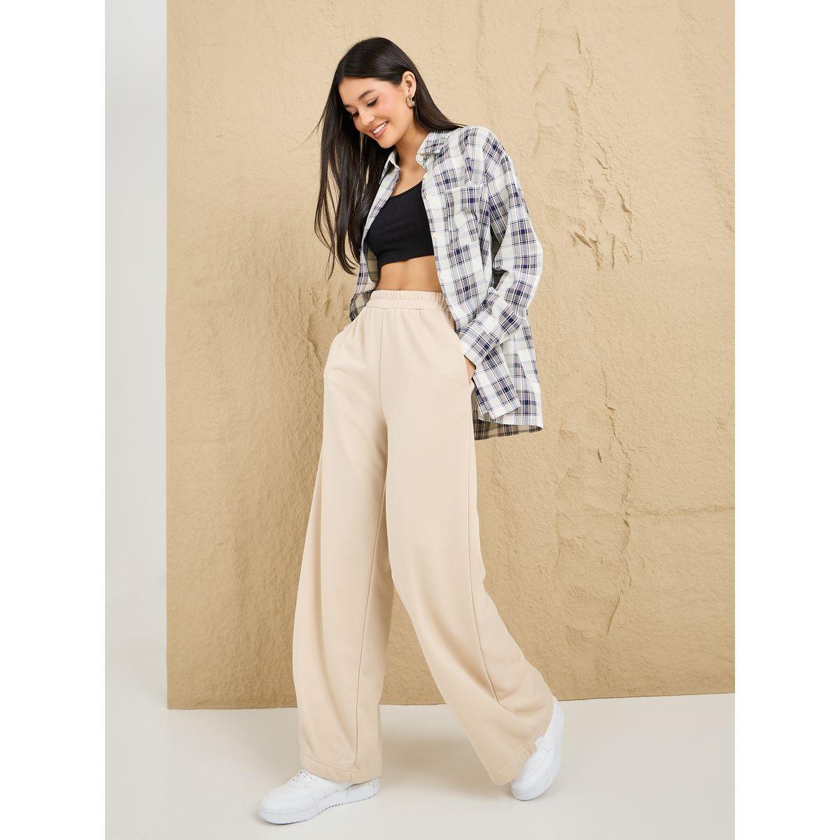 جوغر بقصة مريحة وجيب جانبي-women-clothing-bottoms-joggers-image-4