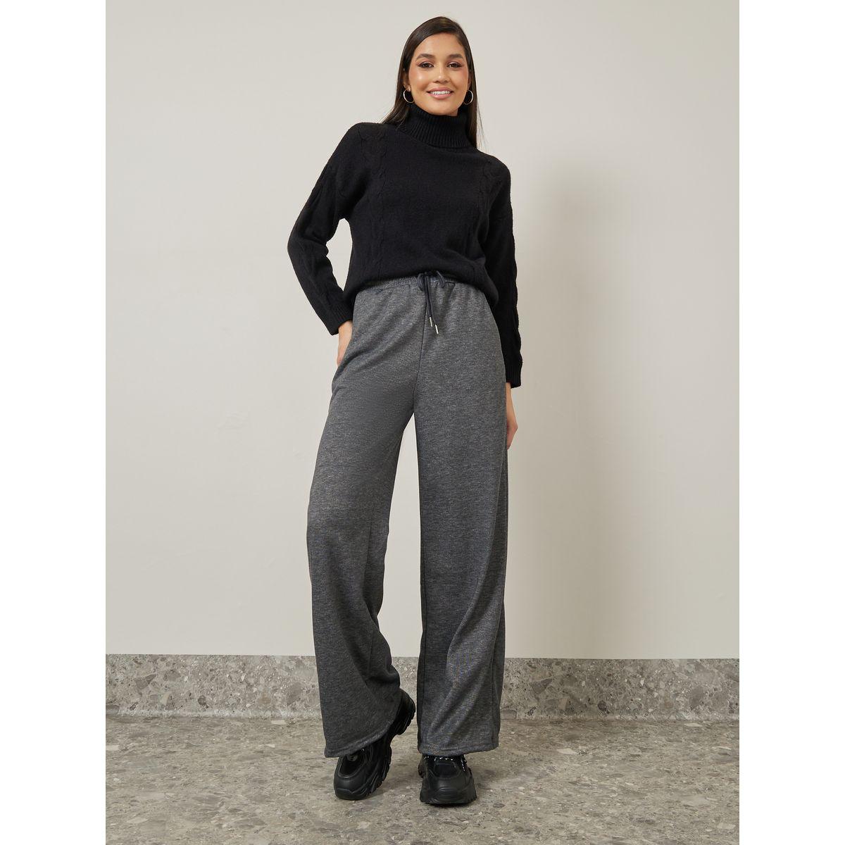 Styli Wide Leg Jogger With Drawstring Closure-women-clothing-bottoms-joggers-image-1