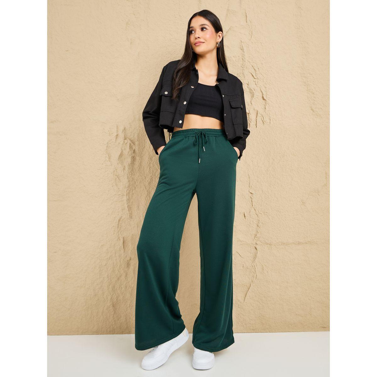 Styli Wide Leg Jogger with Drawstring Closure-women-clothing-bottoms-joggers-image-1