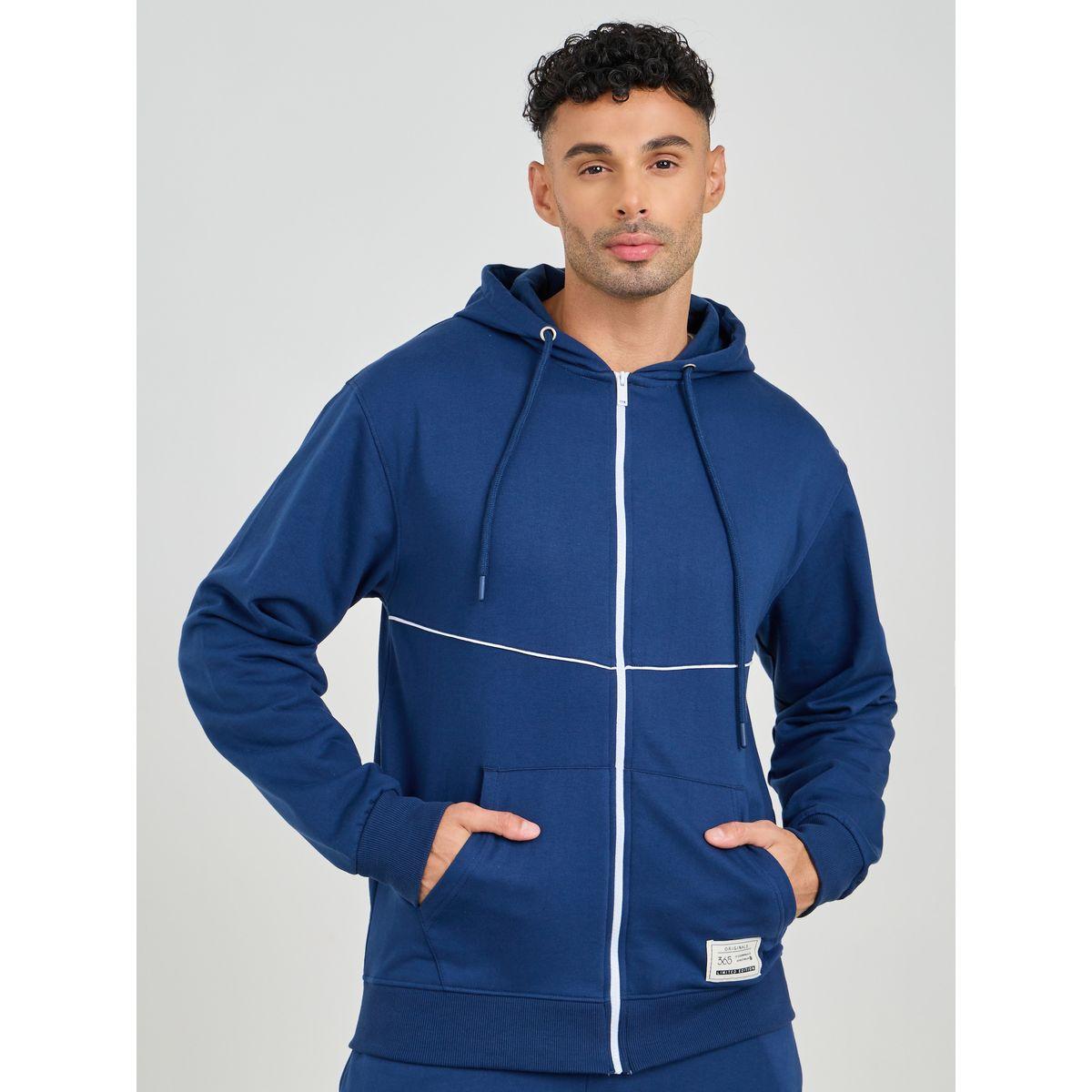 Styli Active Contrast Piping Detail Zip Through Fleece Tracksuit-men-clothing-sportswearandactivewear-tracksuits-image-3