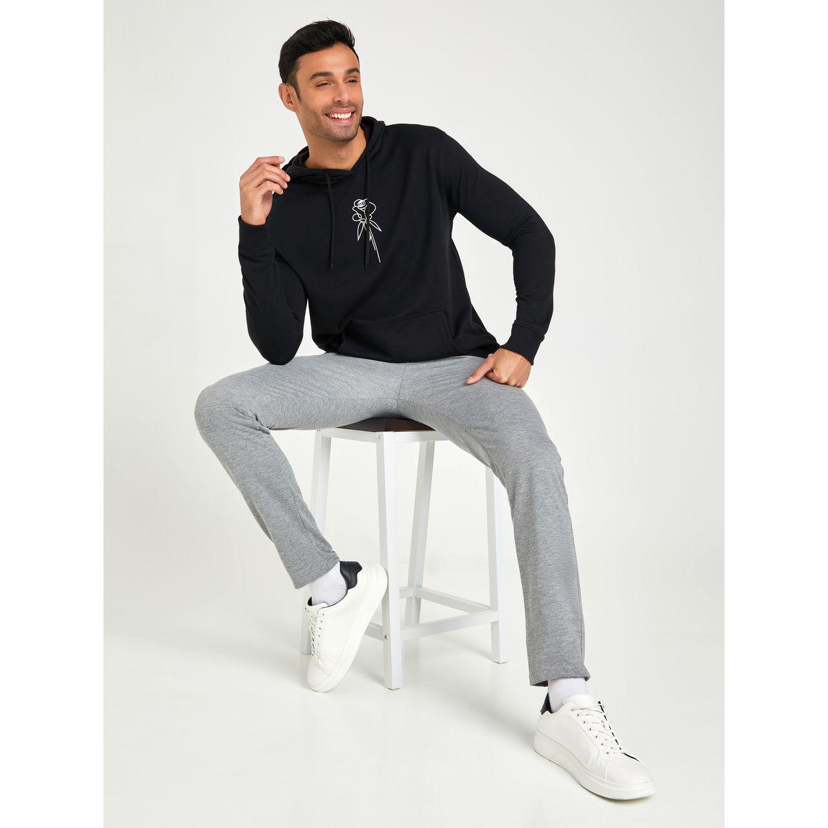 Styli Embroidery Detail Relaxed Fit Hoodie-men-winterwear-hoodiesandsweatshirts-image-2